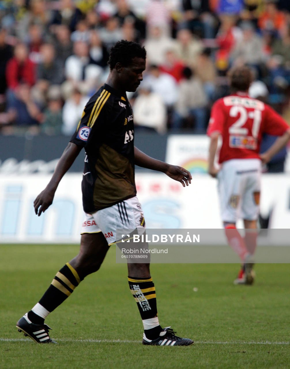 Derek Boateng, AIK går av planen