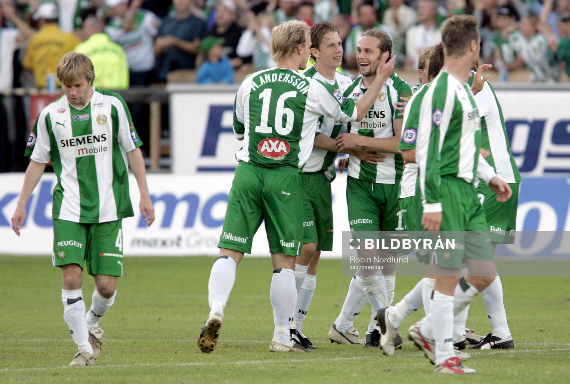 Max von Schlebrügge, Hammarby, jubel