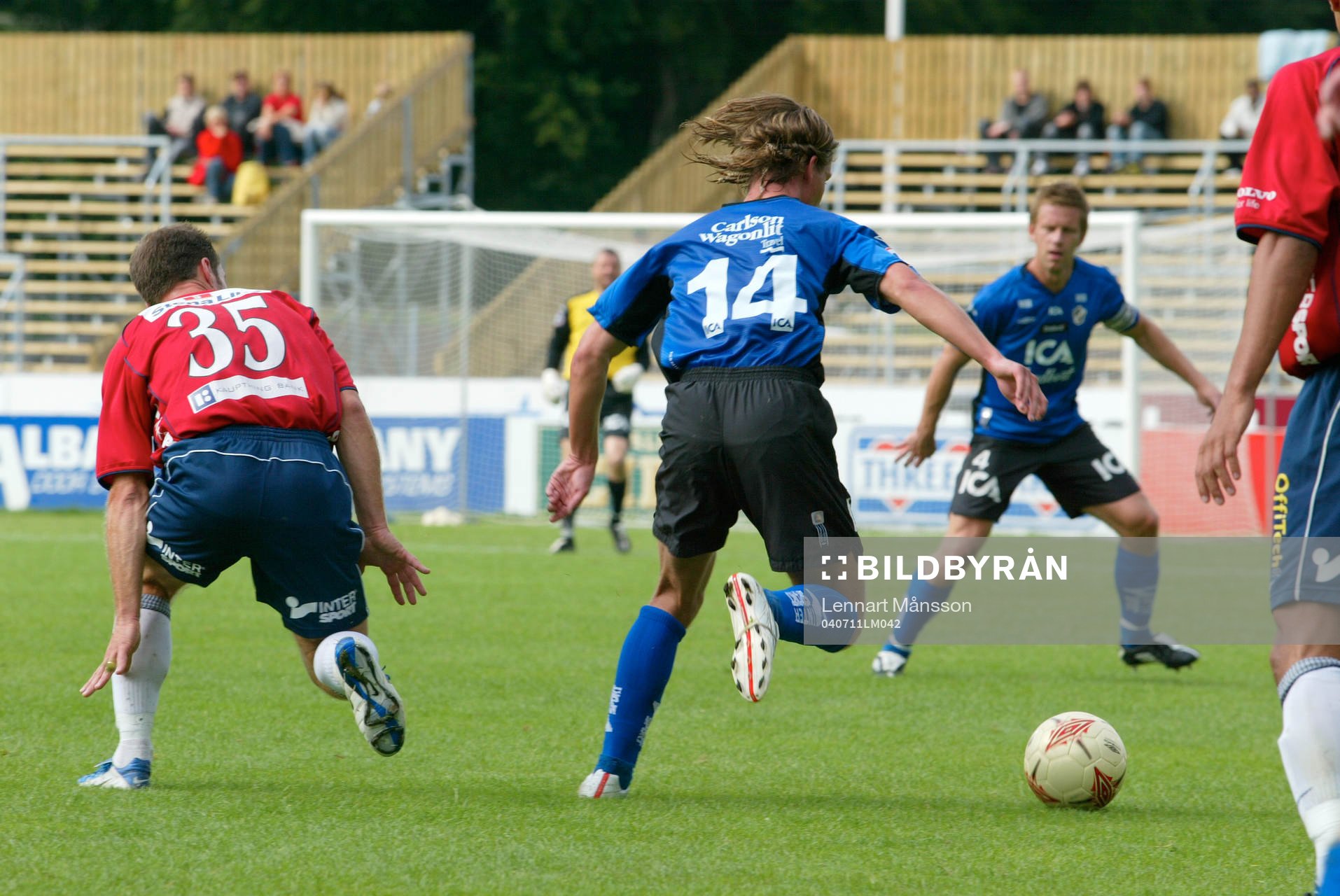 Dusan Djuric, Halmstad. Anfall