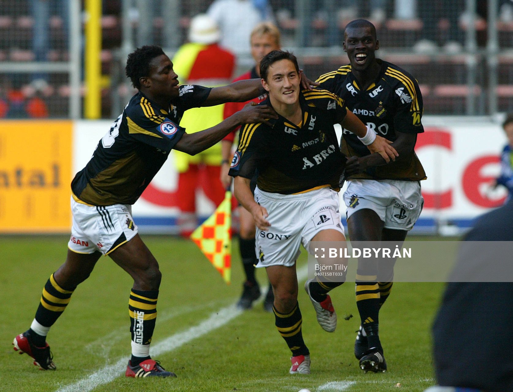 Stefan Ishizaki, AIK gratuleras