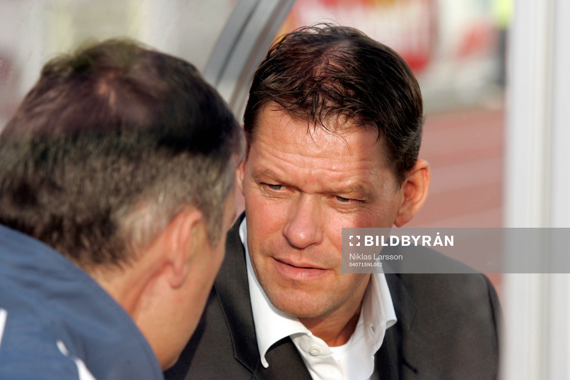 Jaques St Denis till vänster och Frank Arnesen till höger
