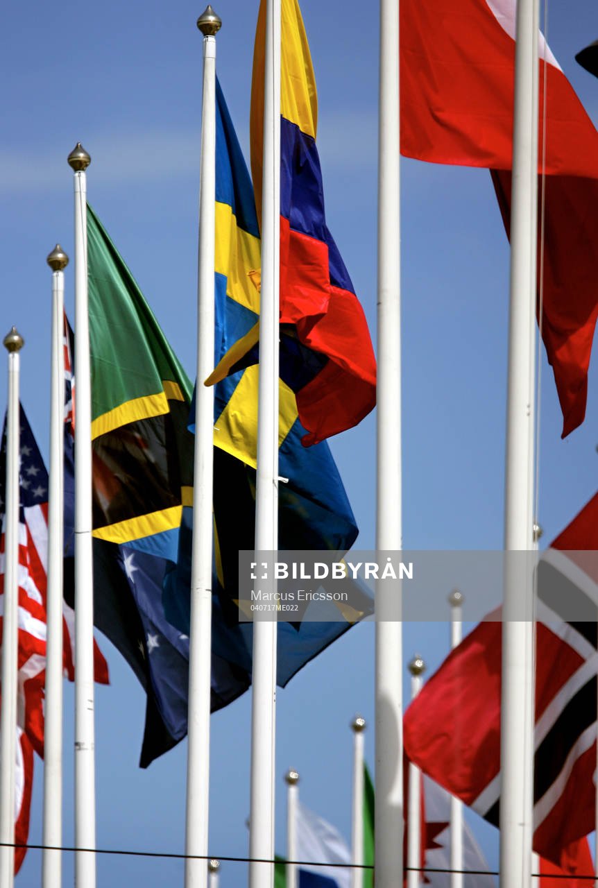 Fotboll, Gothia Cup, flagga, flaggor