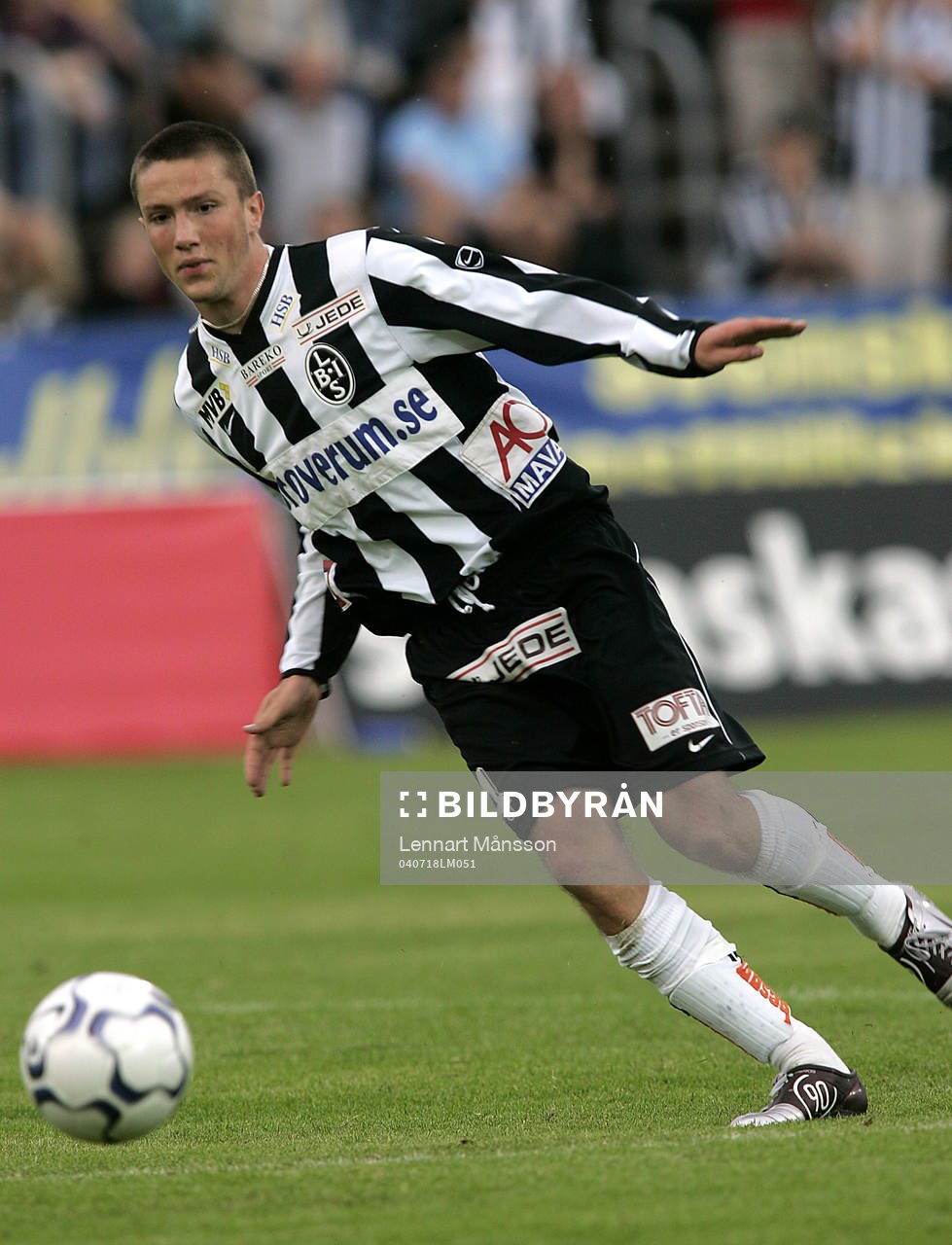 Unge Måns Sörensson hoppade in