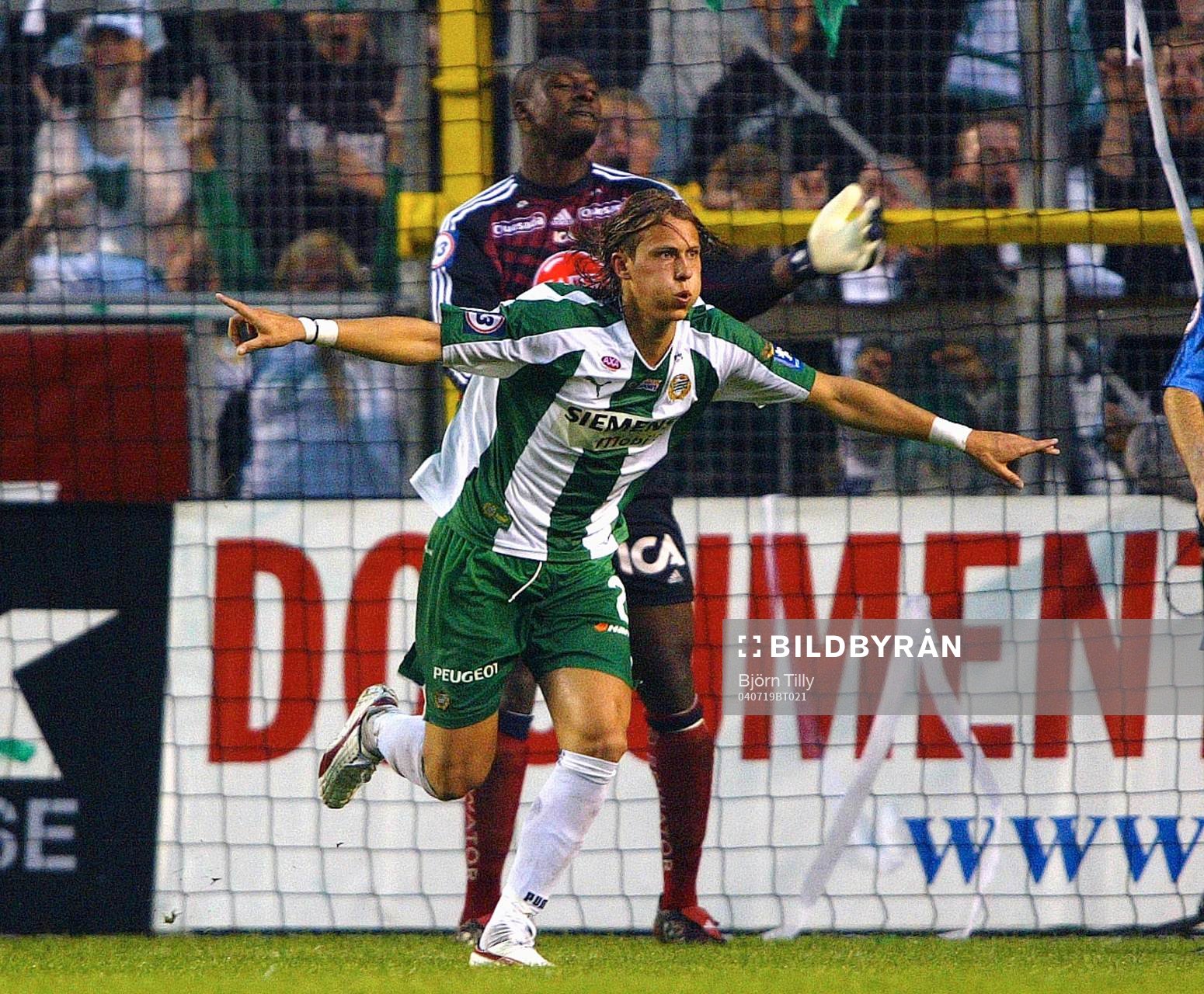 Björn Runström, Hammarby, jubel