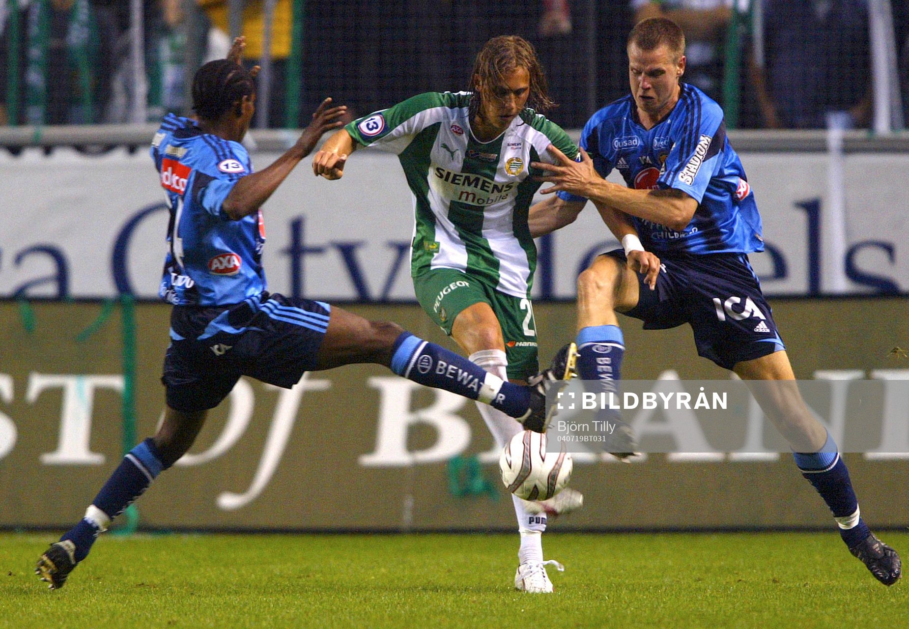 Rene Makondele och Elias Storm och Björn Runström,