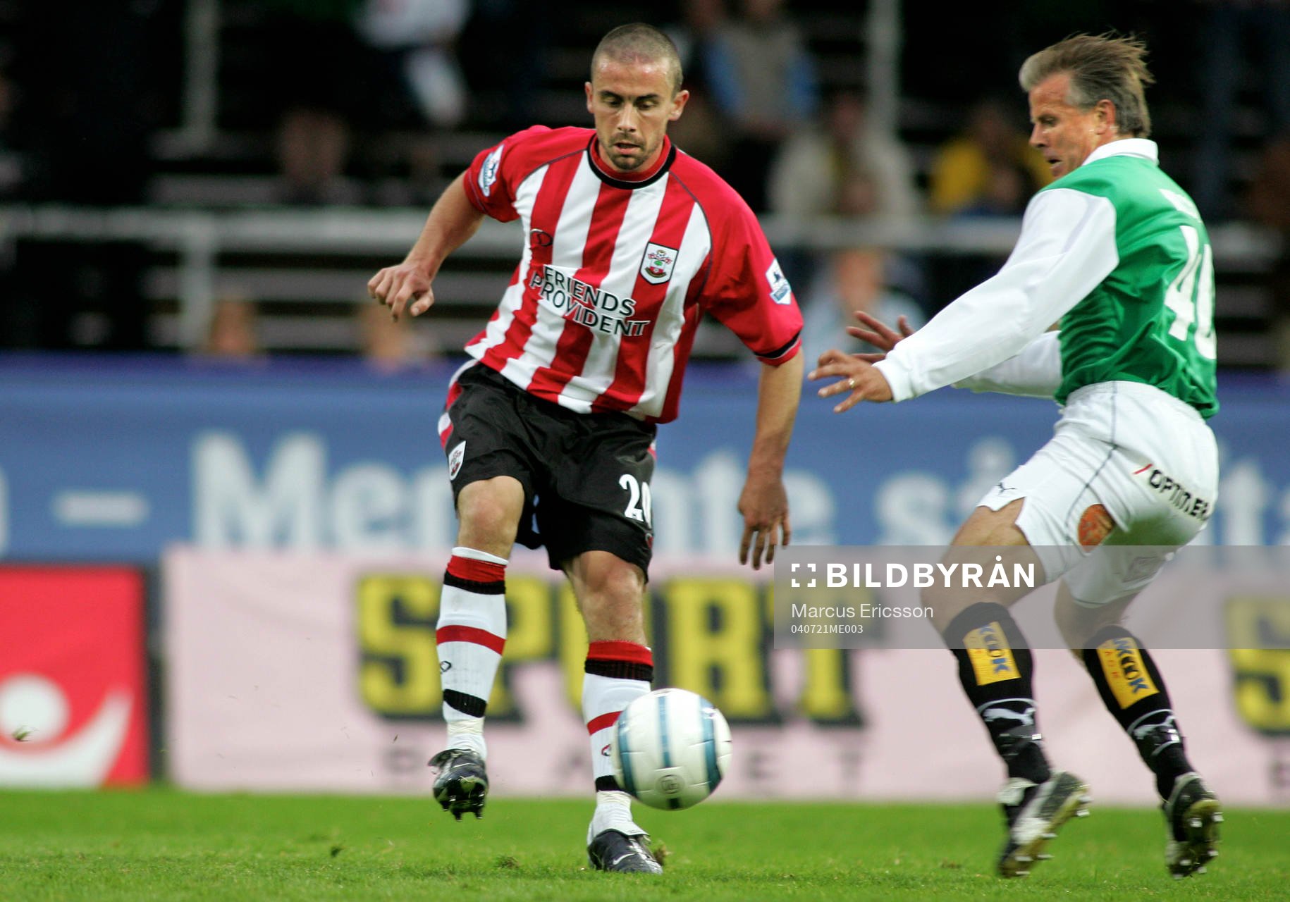 David Prutton, Southampton och Roland Nilsson, tränare