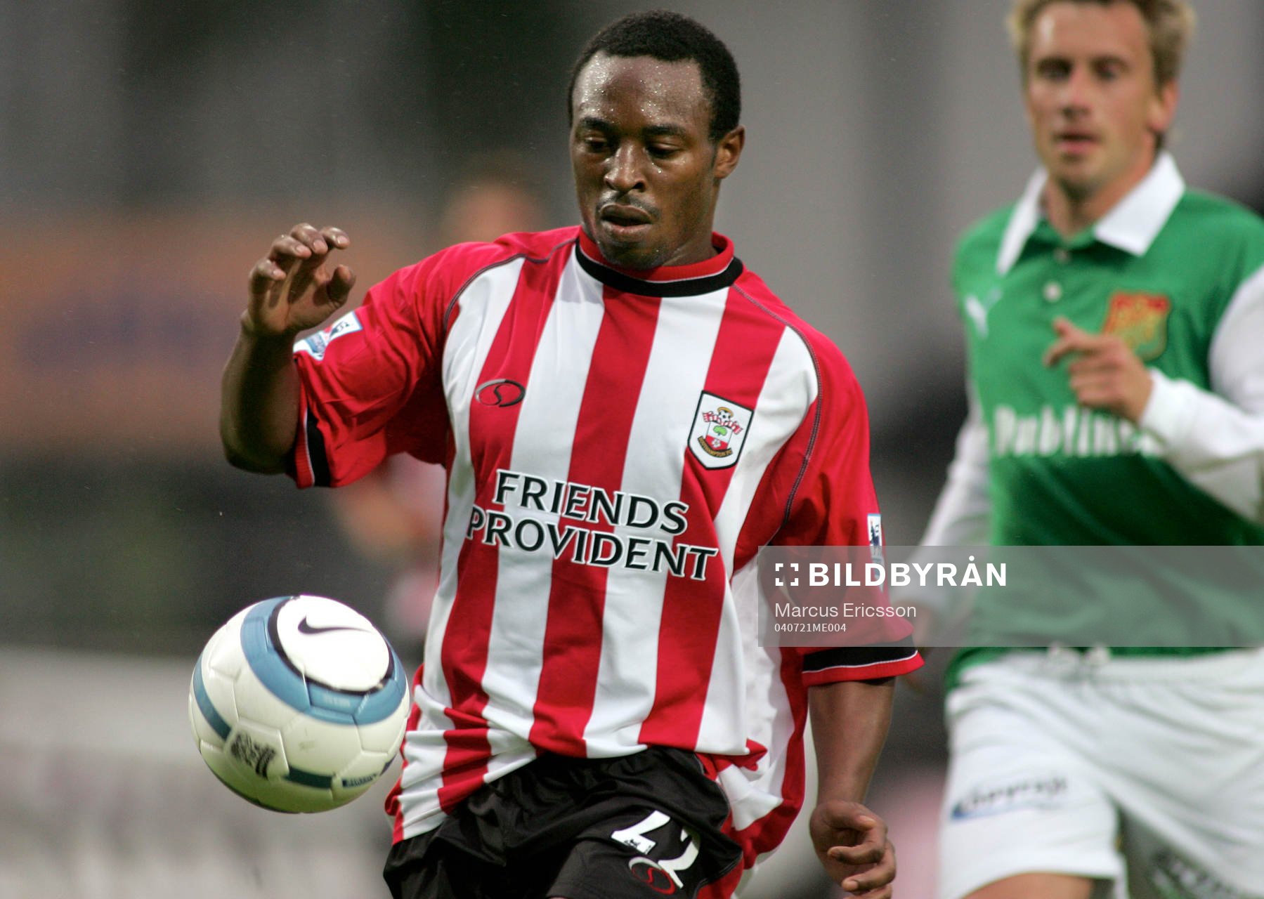 Darron Kenton, Southampton med Mathias Gravem, Örgryte i