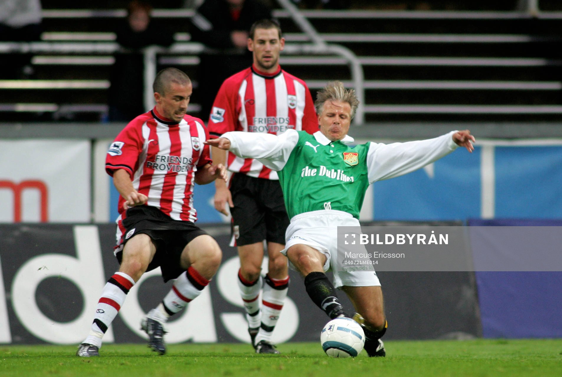David Prutton, Southampton och Roland Nilsson, tränare,