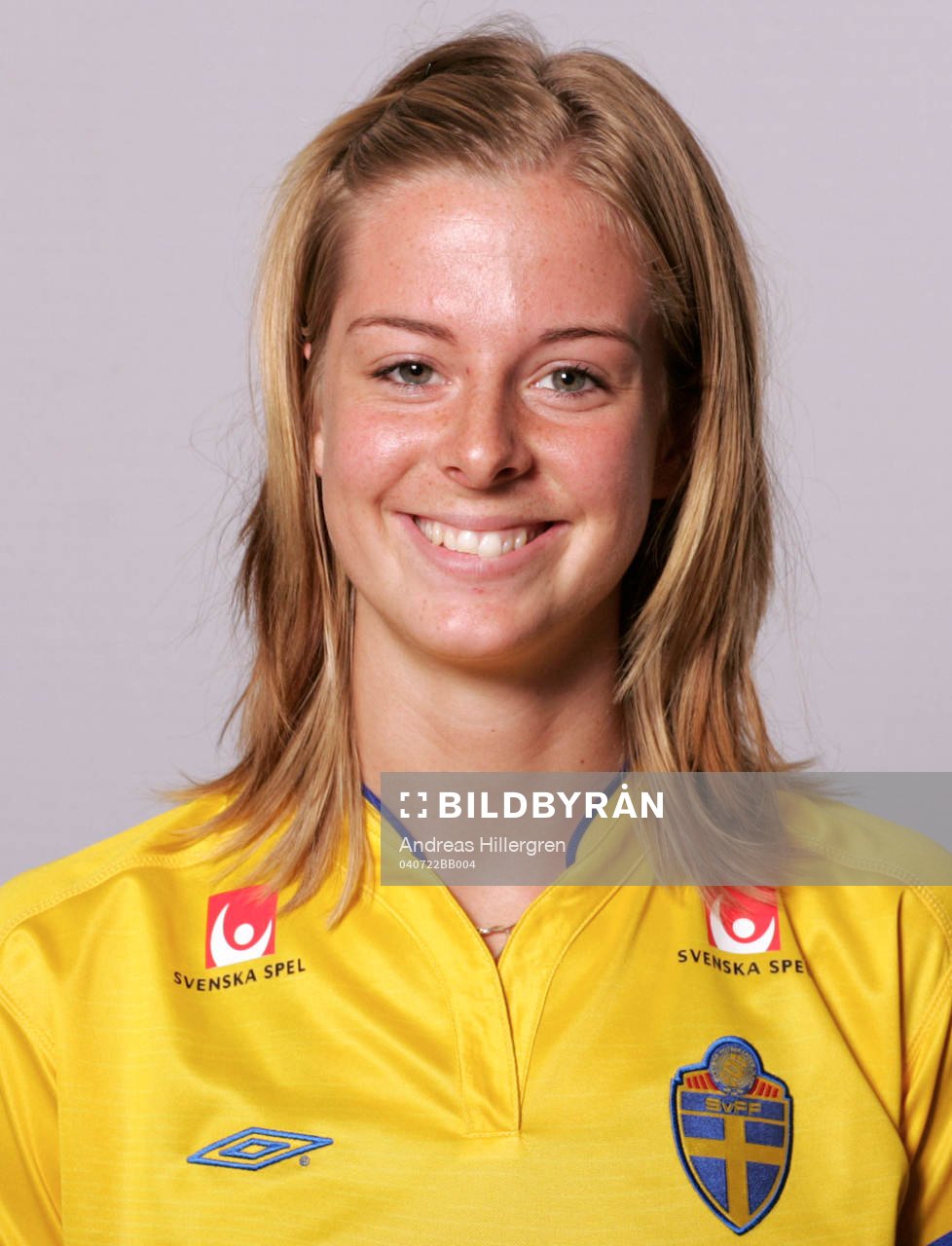 Fotboll, dam, Sverige, Porträtt, Lotta Schelin