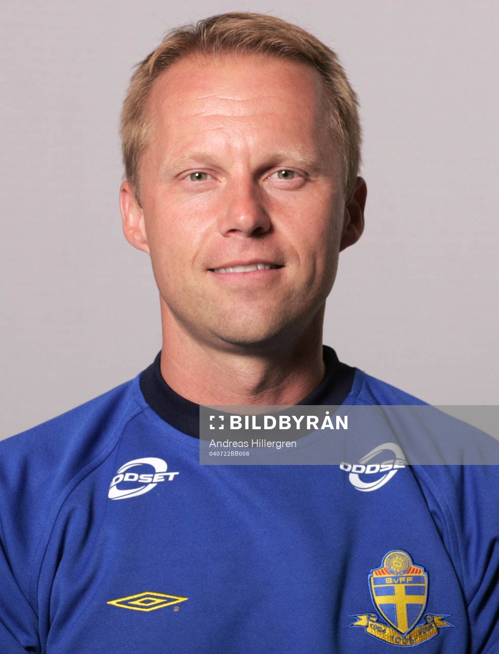 Fotboll, dam, Sverige, Porträtt, Pierre Johansson