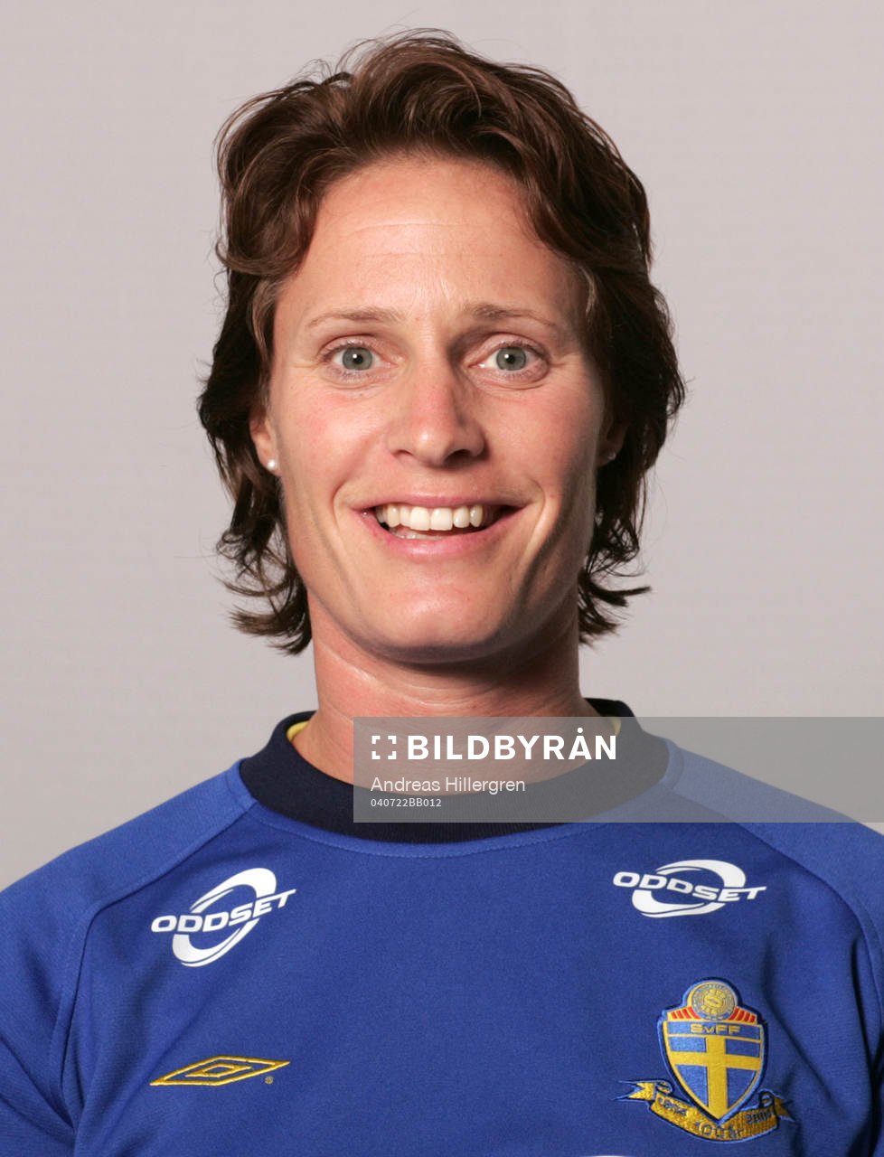 Fotboll, dam, Sverige,  Porträtt, Cecilia Sandell