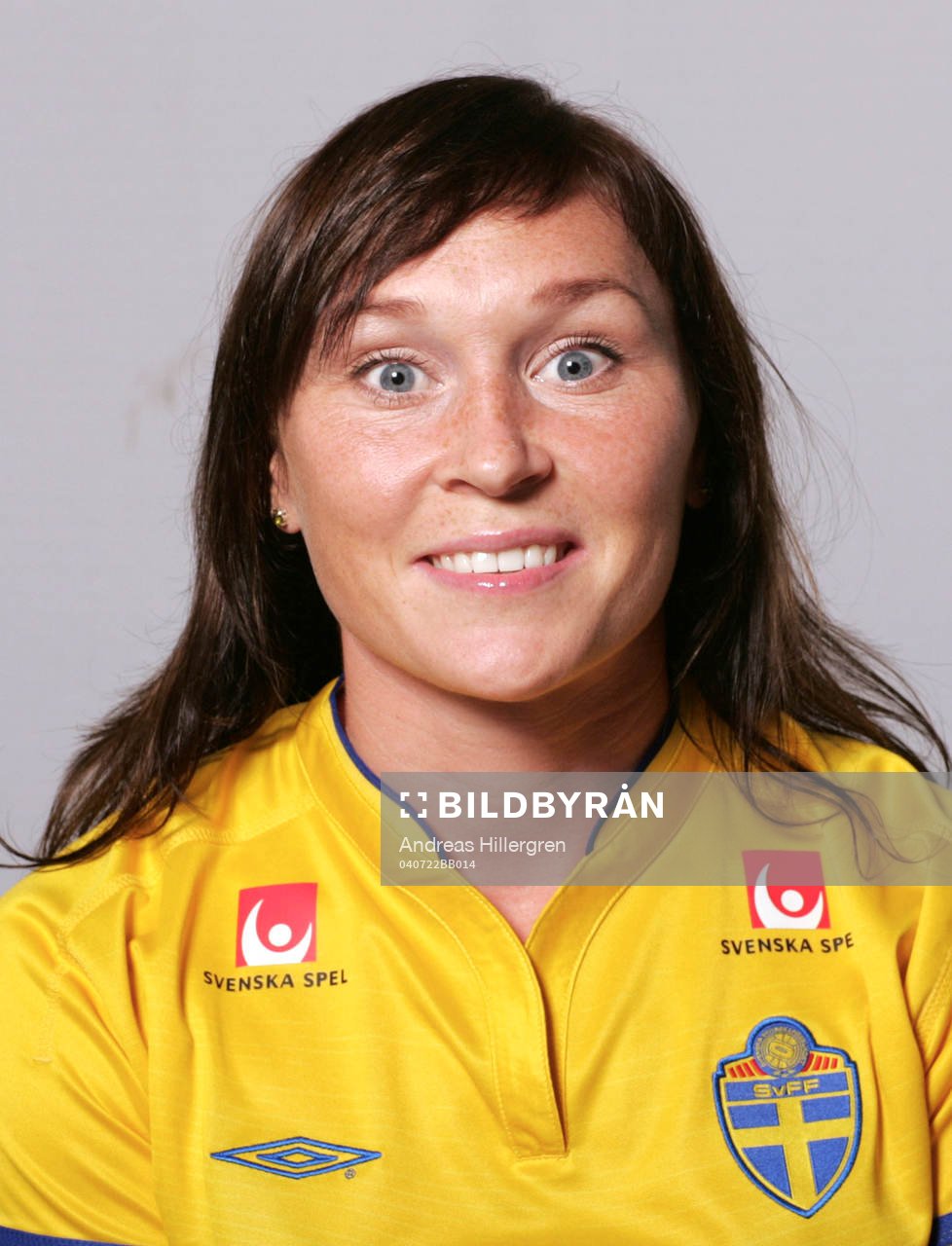 Fotboll, dam, Sverige,  Porträtt, Frida Östberg