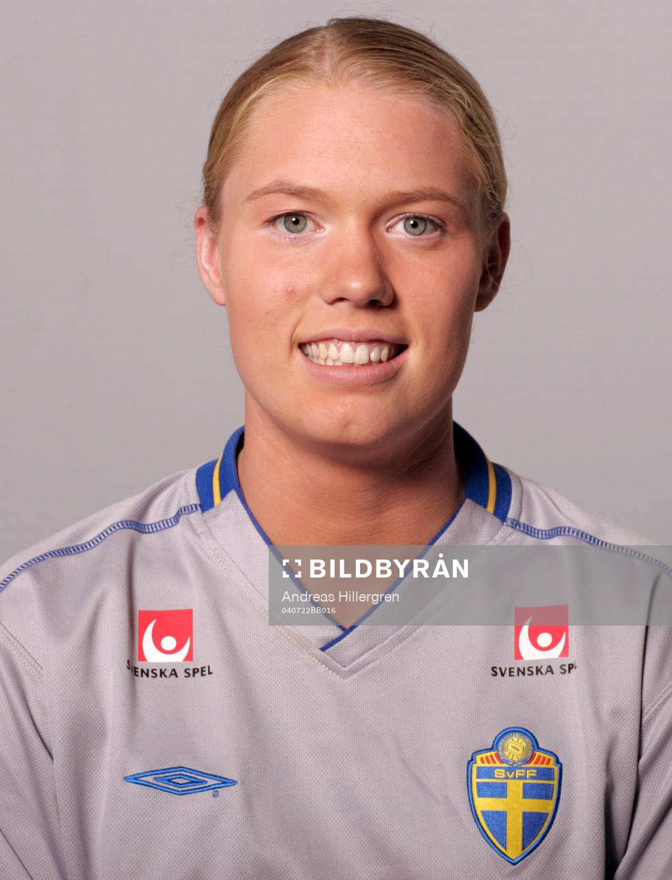 Fotboll, dam, Sverige,  Porträtt, Hedvig Lindahl, målvakt