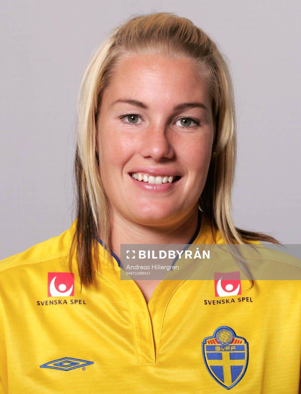 Fotboll, dam, Sverige, Porträtt, Hanna Marklund