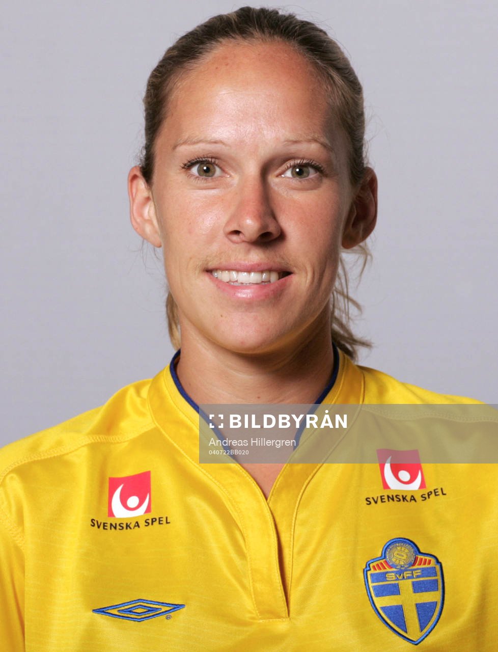 Fotboll, dam, Sverige,  Porträtt, Linda Fagerström