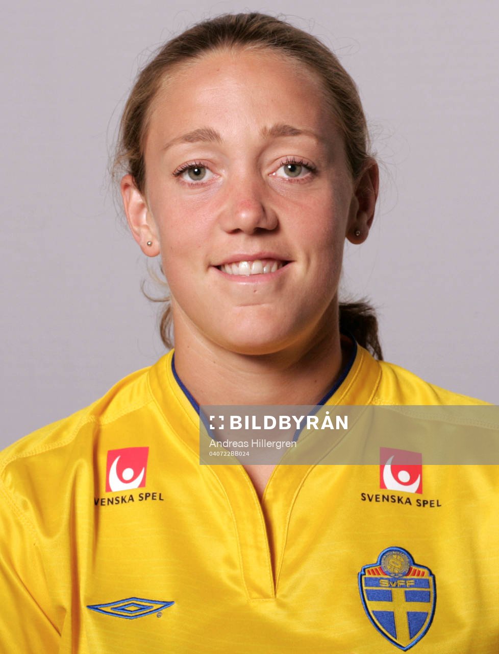 Fotboll, dam, Sverige,  Porträtt, Therese Sjögran