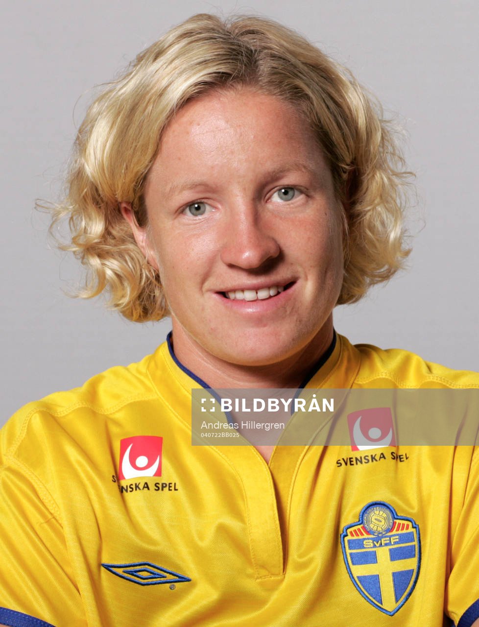Fotboll, dam, Sverige,  Porträtt, Victoria Svensson
