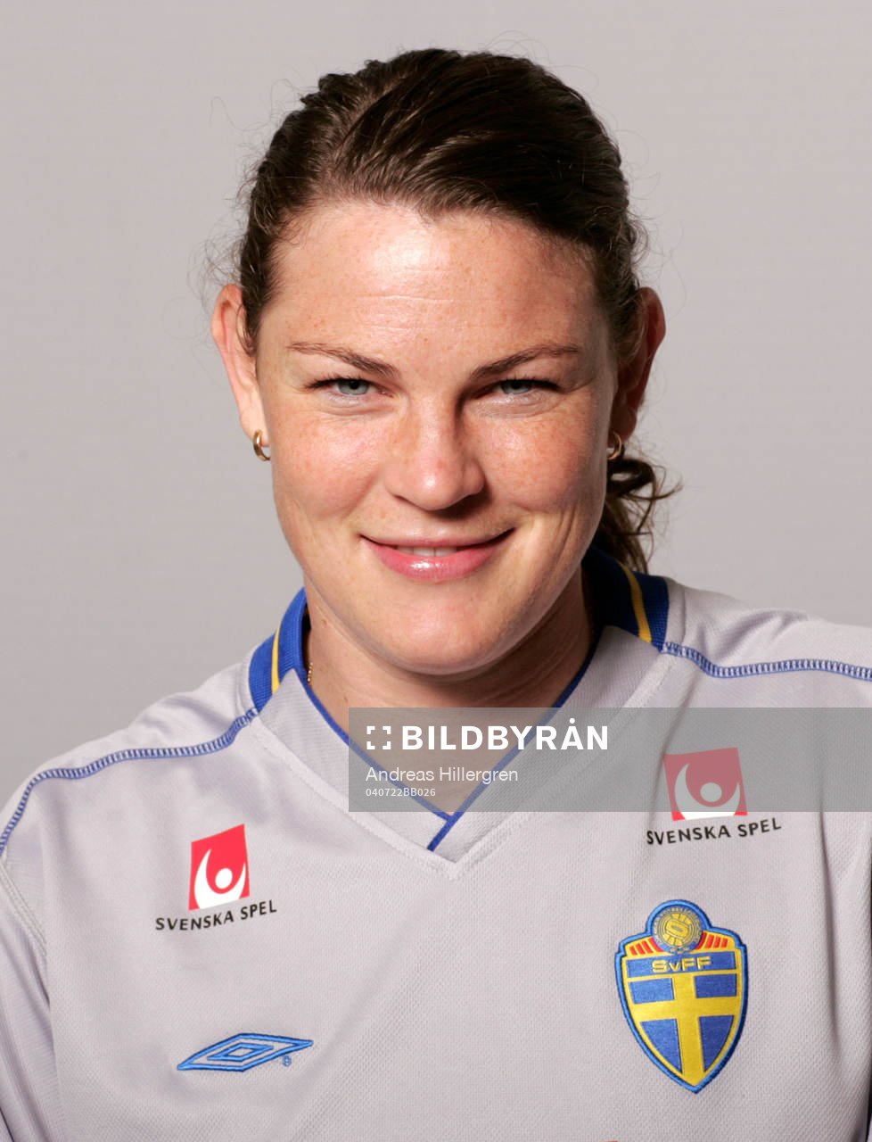 Fotboll, dam, Sverige, Porträtt, Caroline Jönsson,