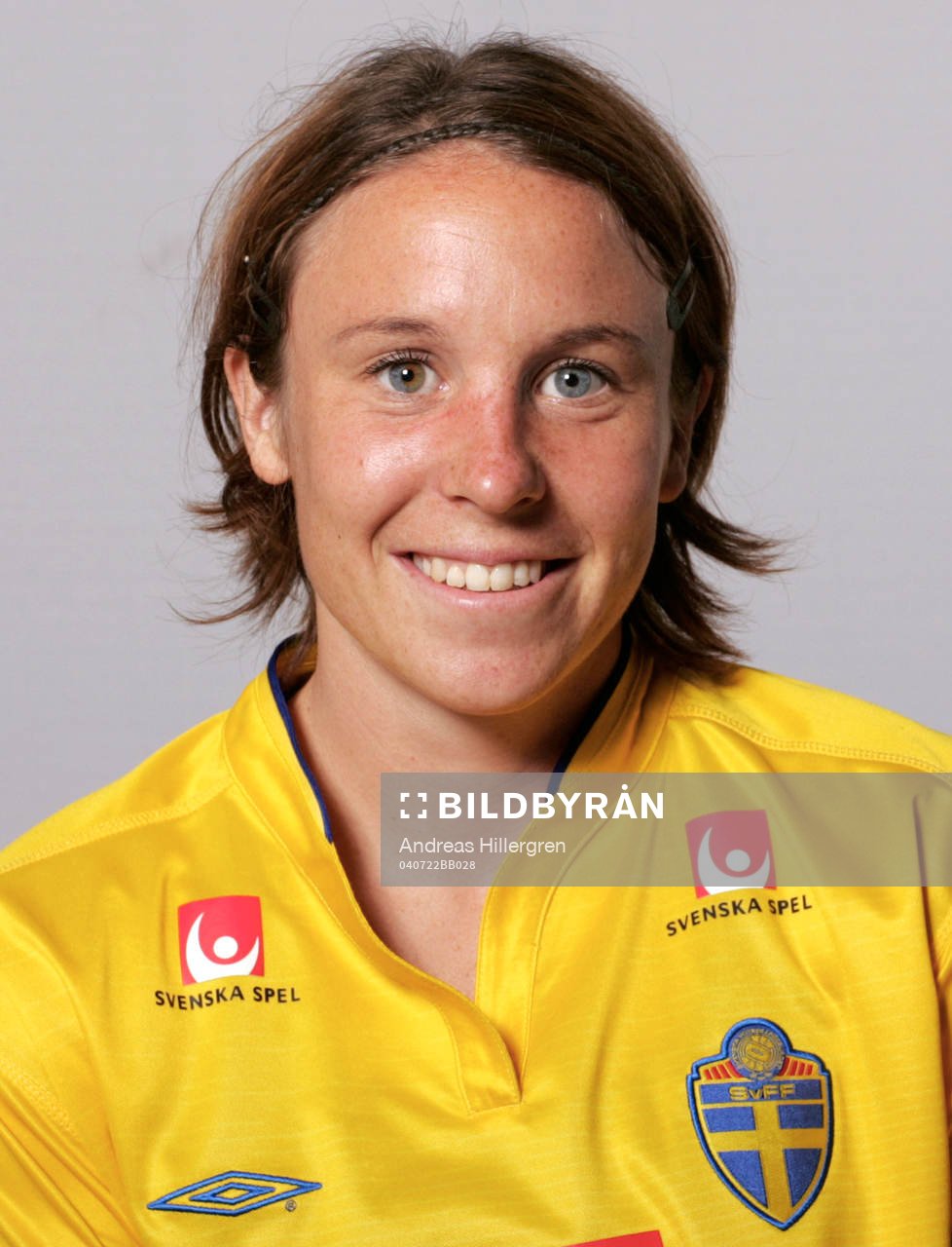 Fotboll, dam, Sverige, Porträtt, Hanna Ljungberg