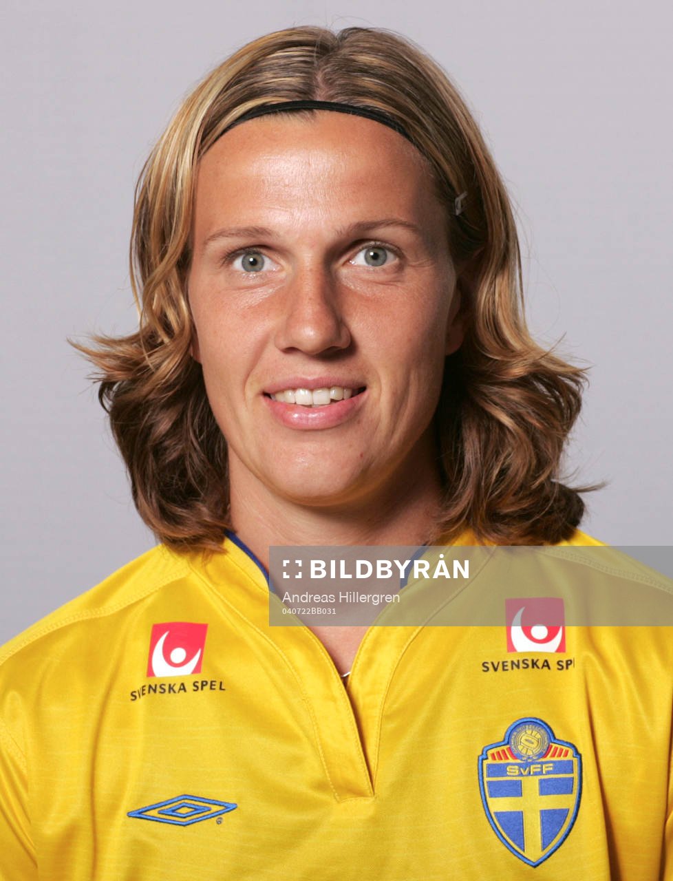 Fotboll, dam, Sverige,  Porträtt, Malin Andersson