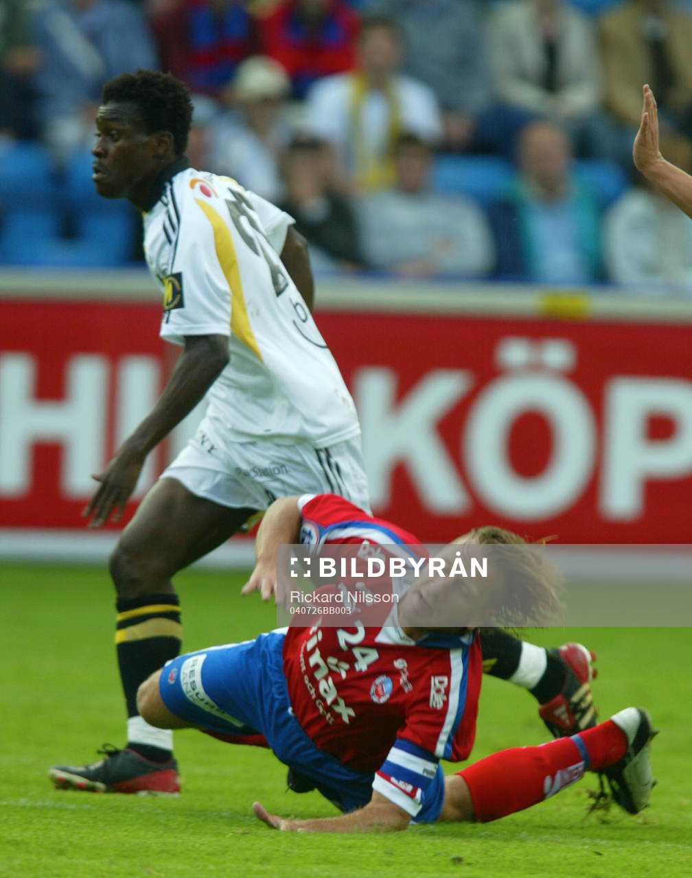 Jesper Jansson, Helsingborg och Derek Boateng, AIK