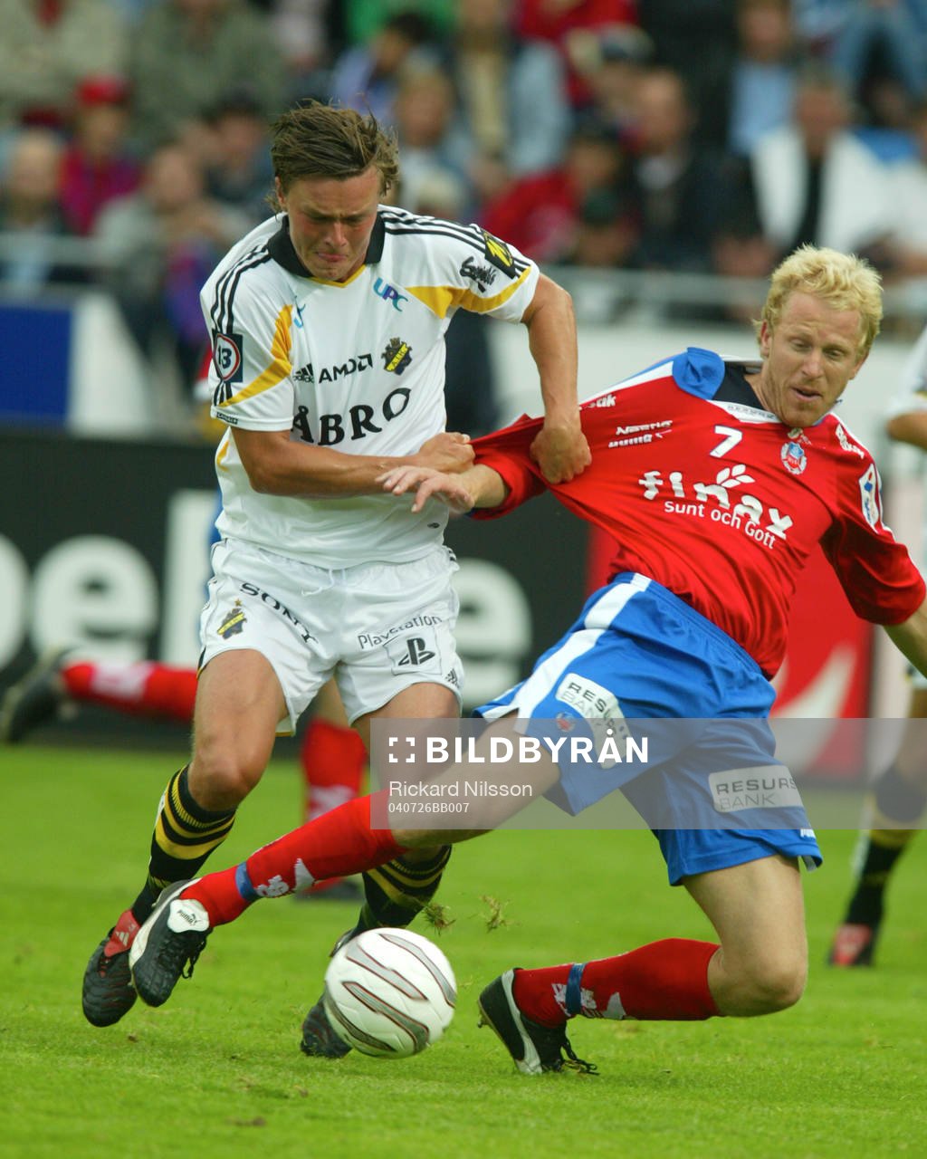 Mattias Moström, AIK och Gustaf Andersson, Helsingborg