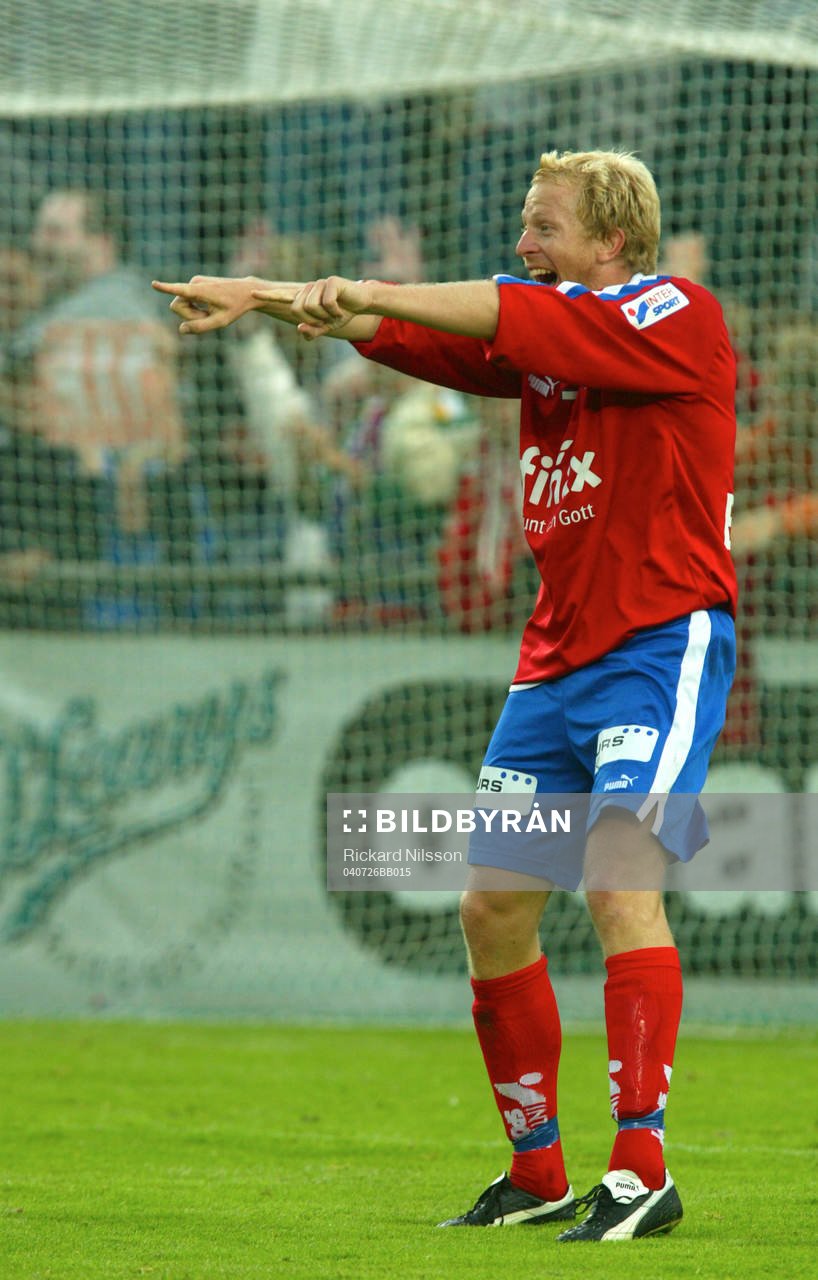 Gustaf Anderson, Helsingborg, jubel