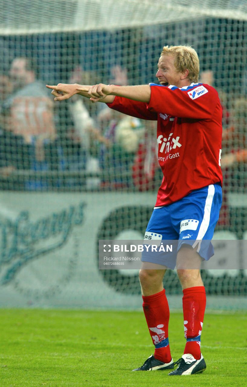 Gustaf Anderson, Helsingborg, jubel