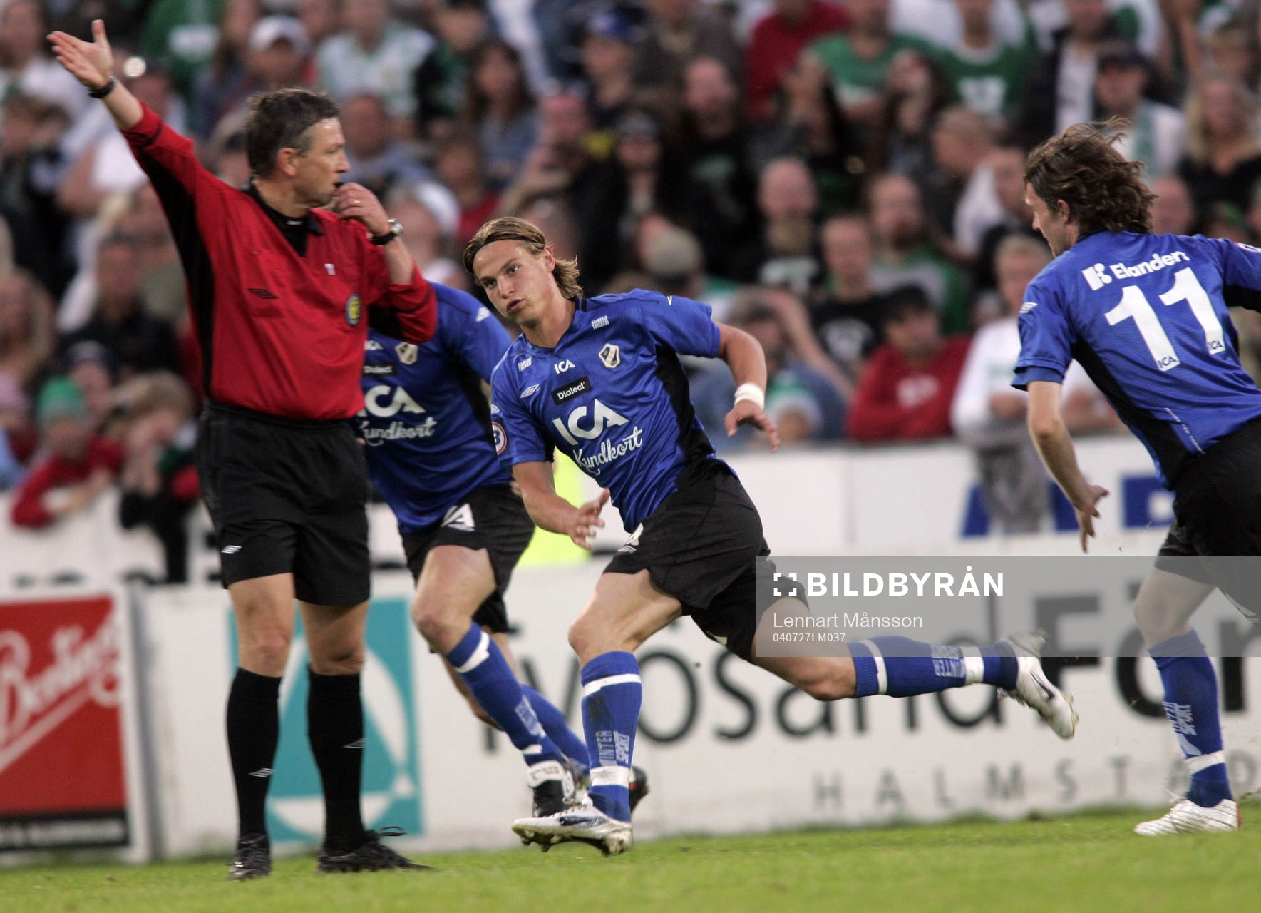 Markus Rosenberg, Joel Bergstrand och Mikael Nilsson,