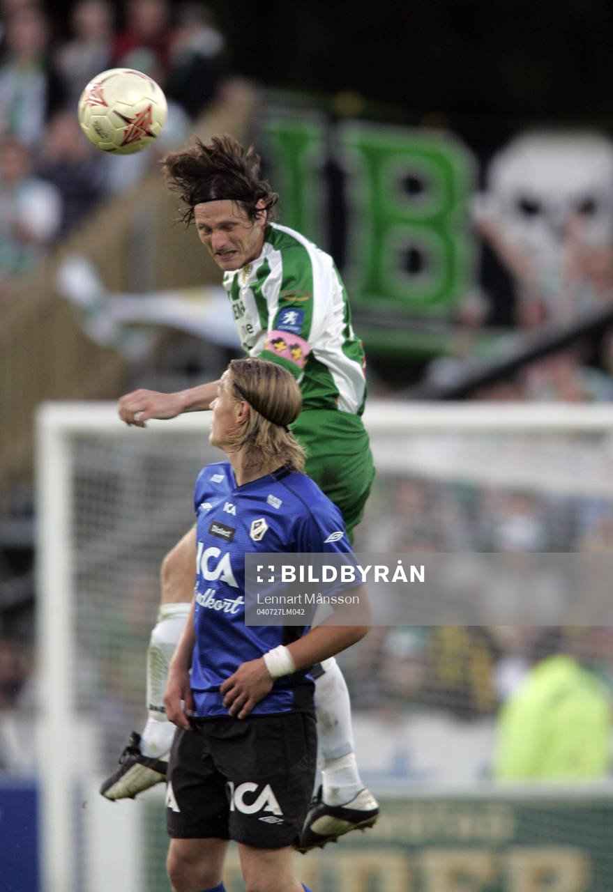 Markus Rosenberg, Halmstad och Petur Marteinsson, Hammarby
