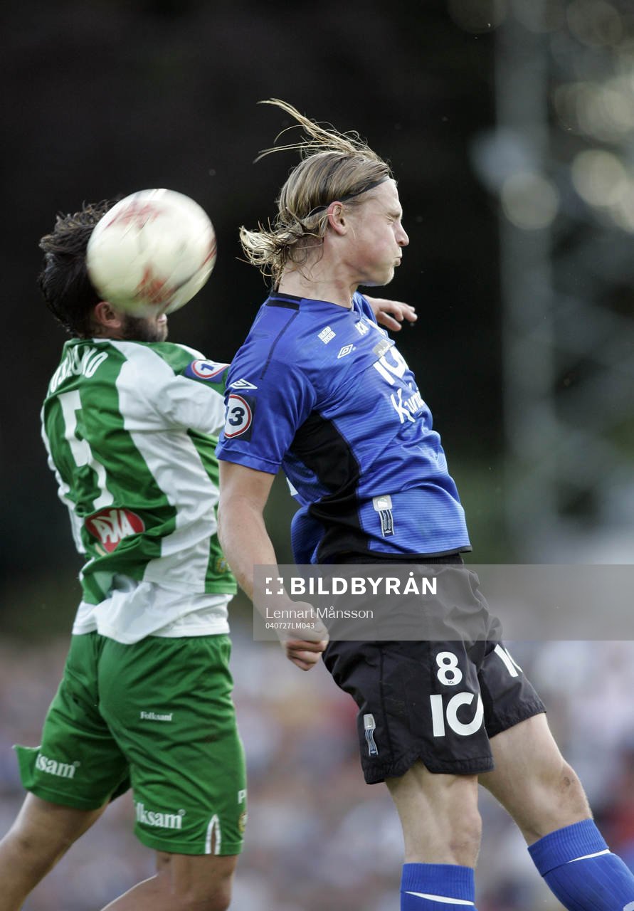 Markus Rosenberg, Halmstad och Alexander Östlund, Hammarby