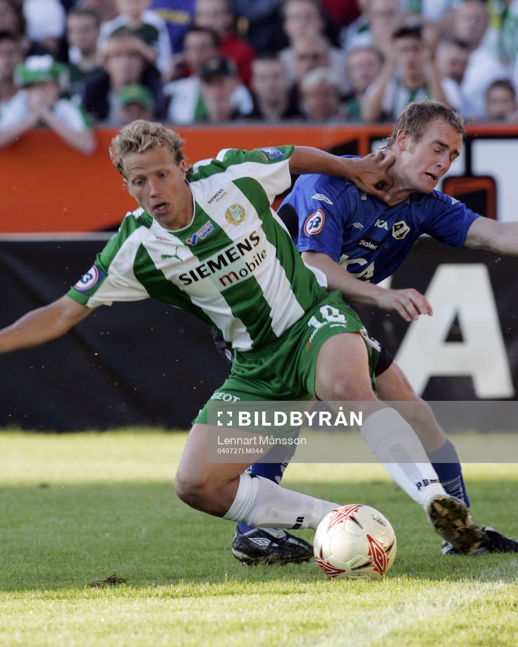 Erik Johansson, Hammarby och Emil Jensen, Halmstad