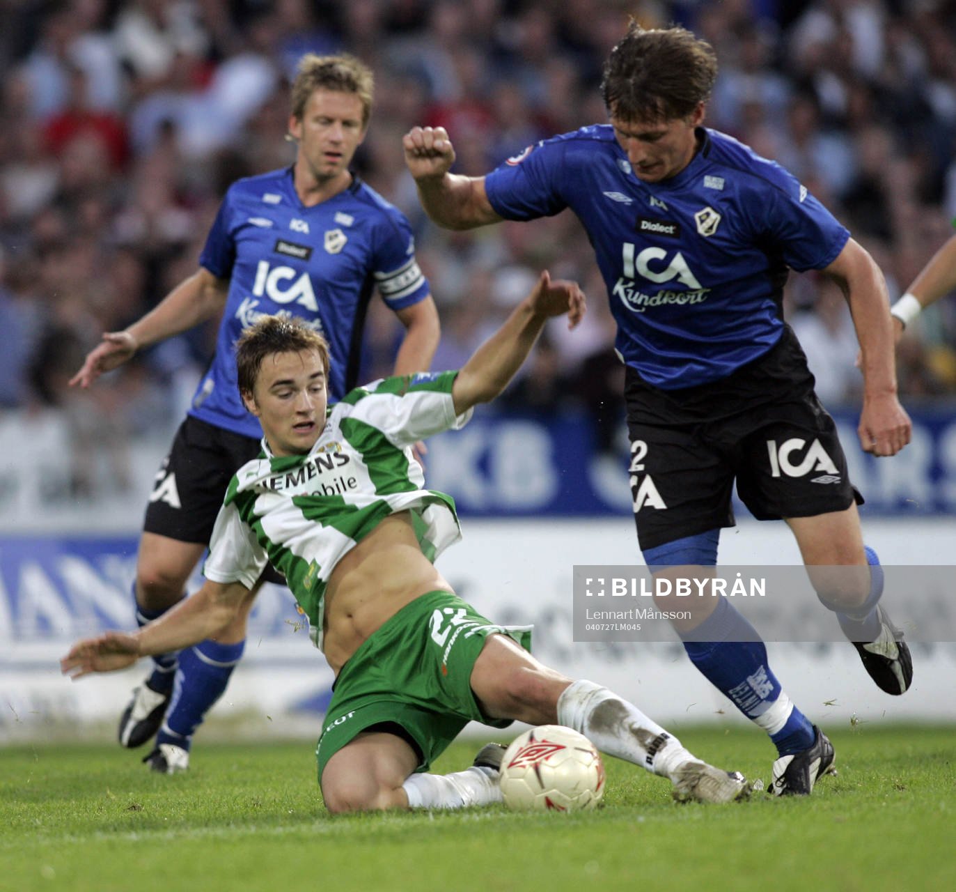 Petter Andersson, Hammarby och Tomas Zvirgzdauskas, Halmstad
