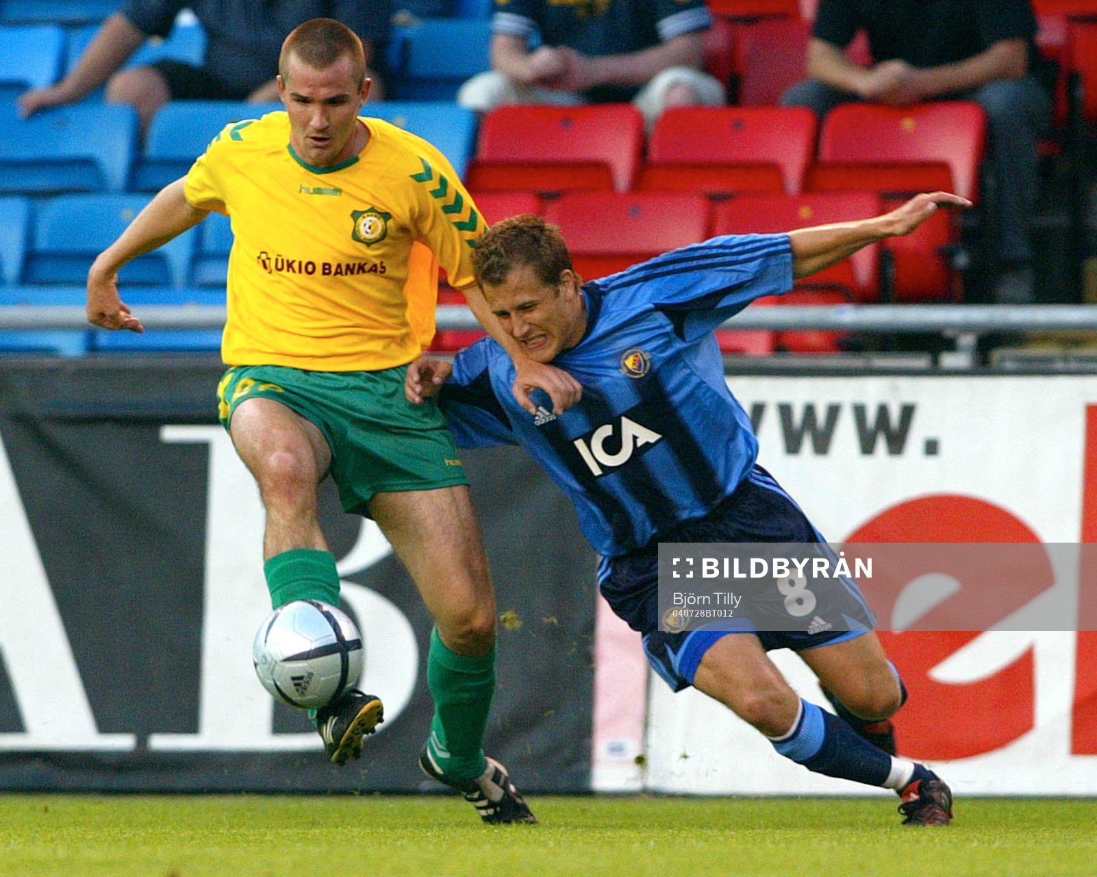 Mindaugas Pacevicius, Kaunas och Tobias Hysén, Djurgården