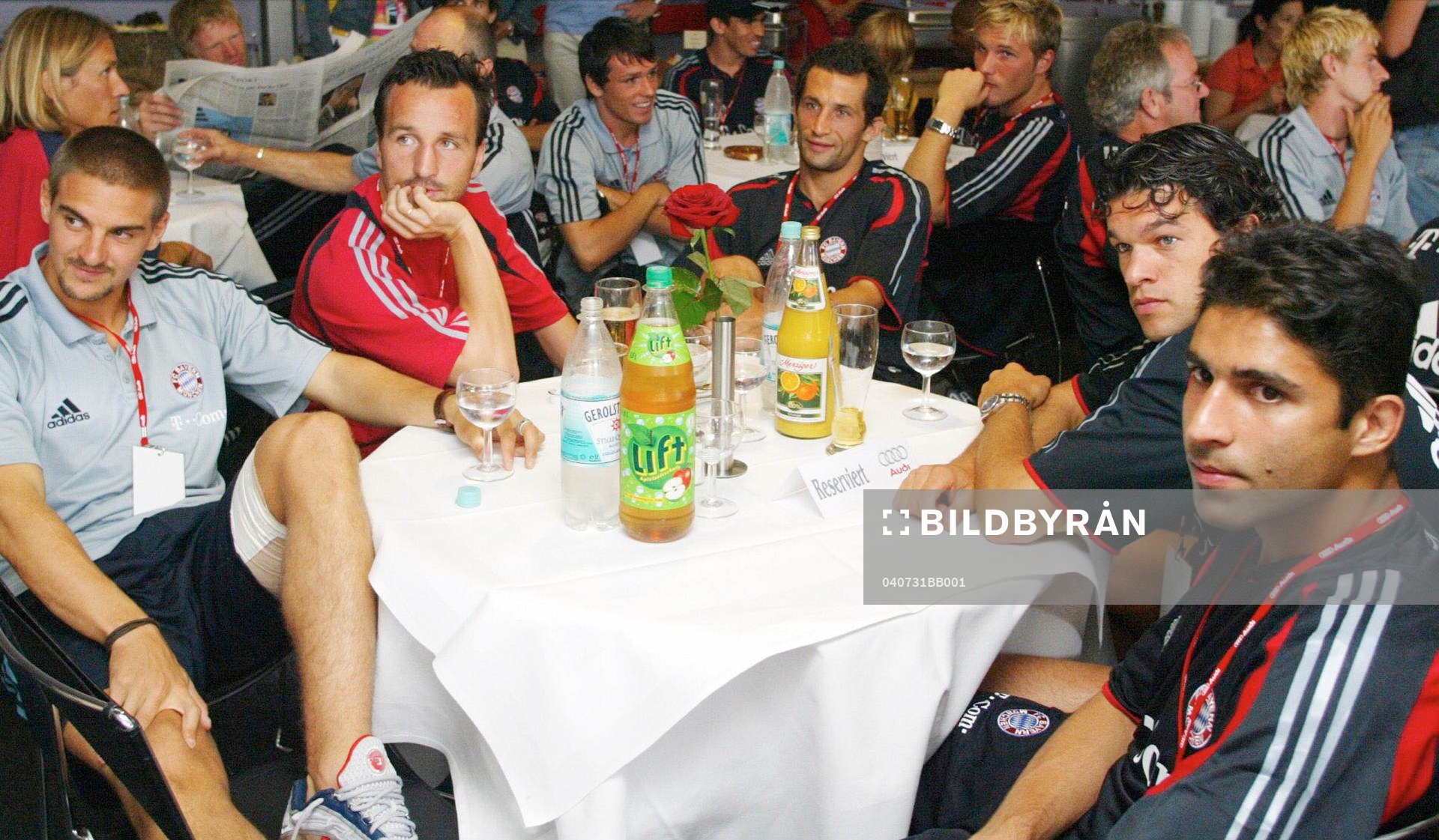  fr. v Sebastian DEISLER, Jens JEREMIES, Hasan SALIHAMIDZIC, Michael BALLACK, Vahid HASHEMIAN