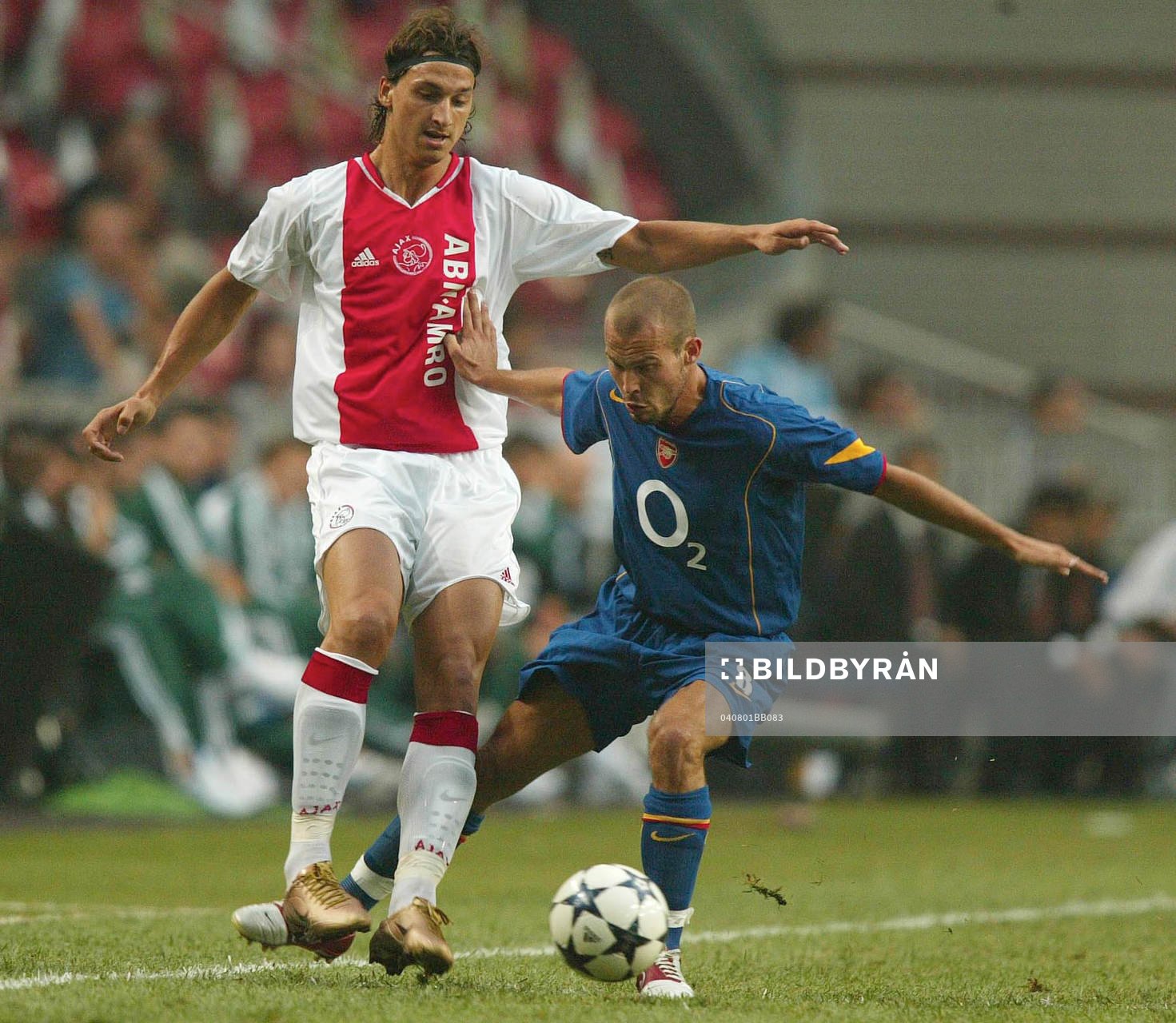 Fredrik Ljungberg, Arsenal och Zlatan Ibrahimovic, Ajax