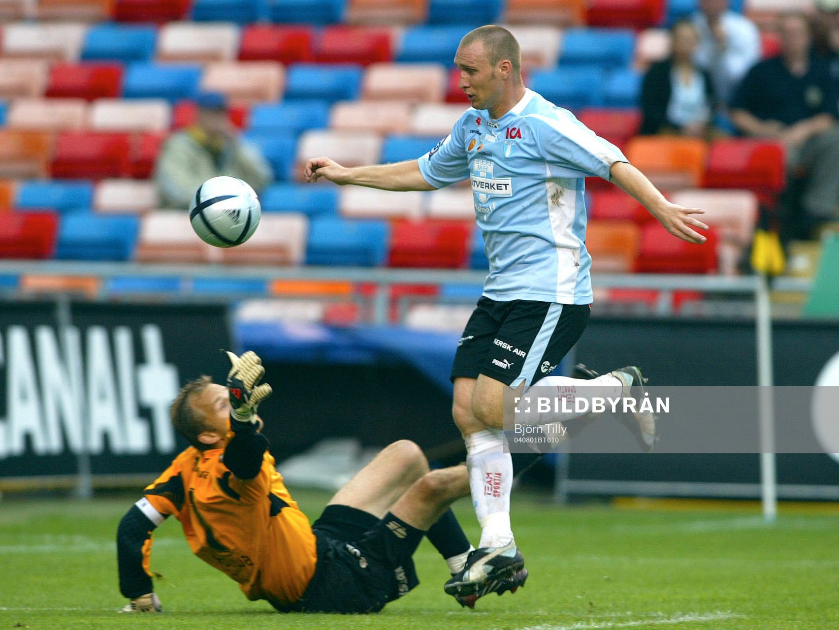 Niklas Skoog, Malmö gör 0-2 bakom Håkan Svensson,