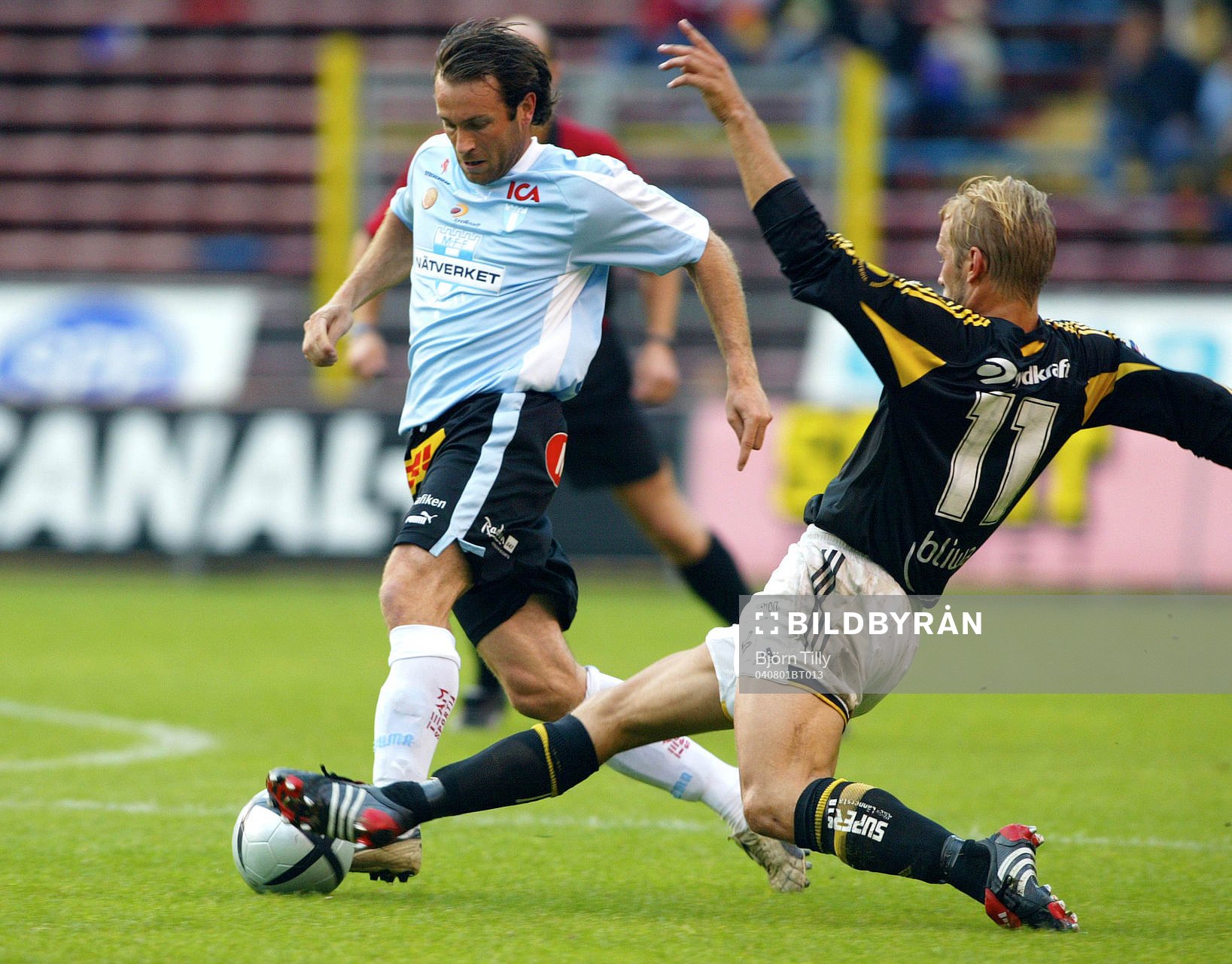  Hans Mattisson, Malmö och Martin Åslund, AIK.