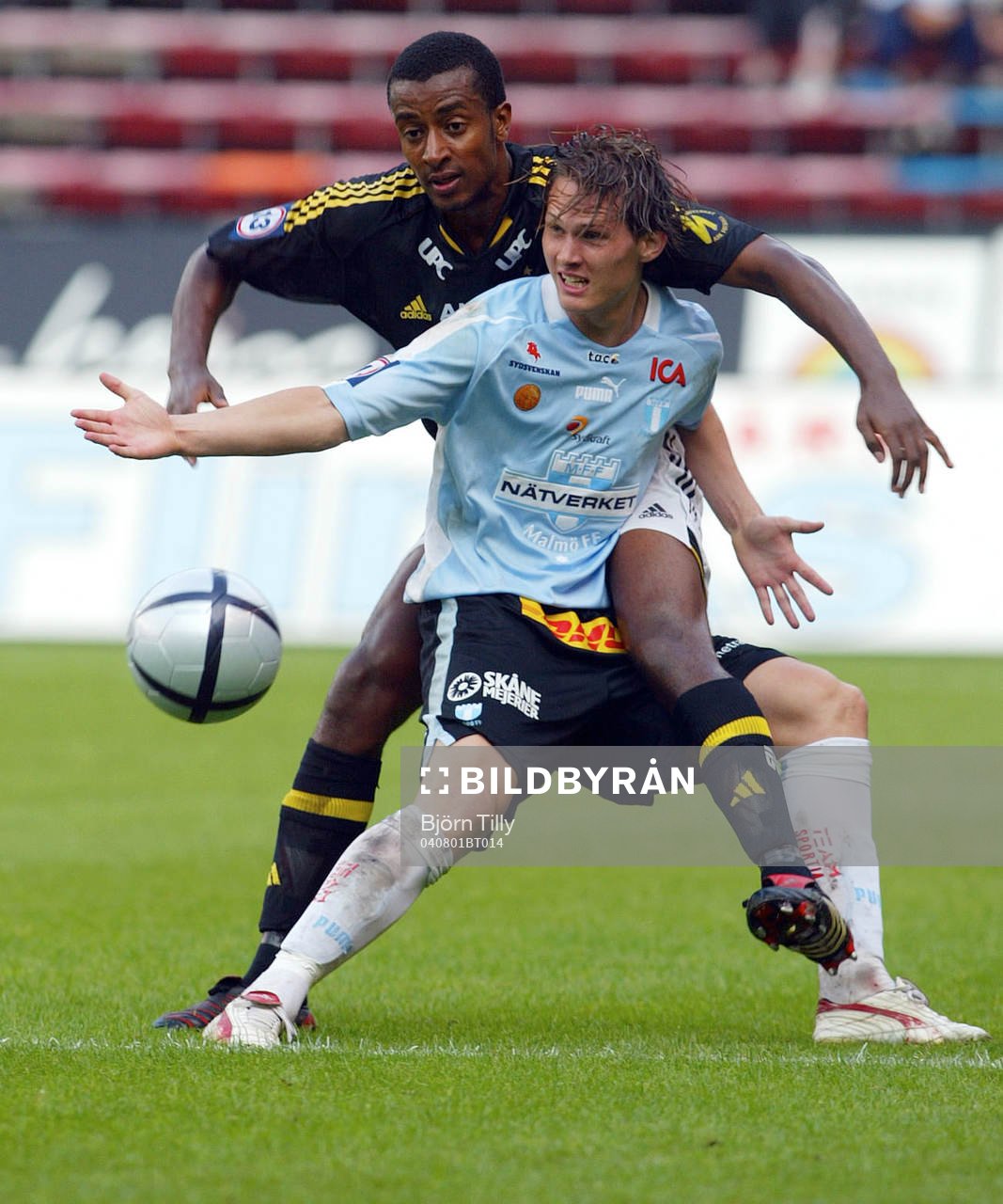 Benjamin Kibebe, AIK och Jon Jönsson, Malmö