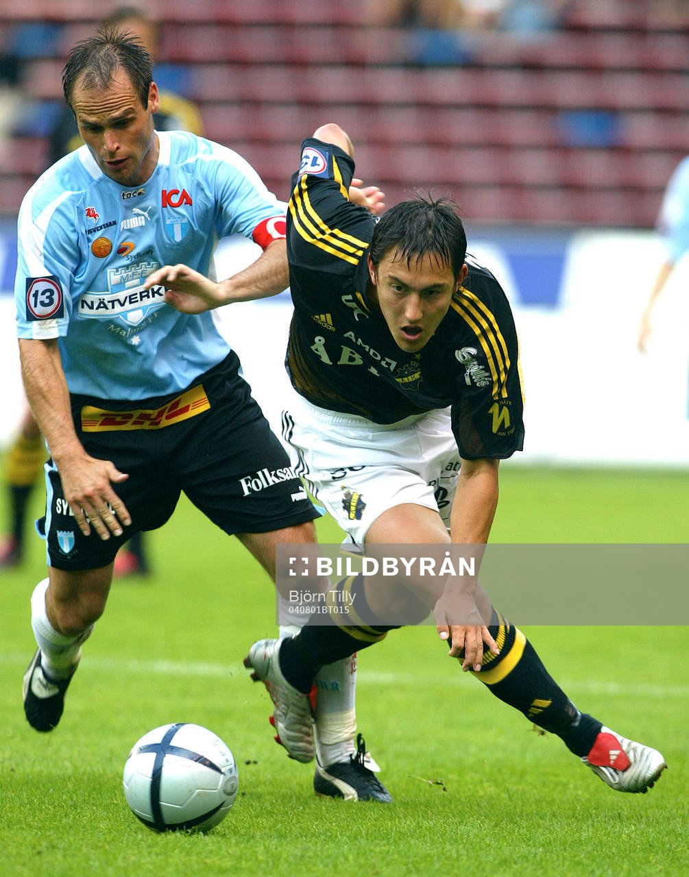 Thomas Olsson, Malmö och Stefan Ishizaki, AIK
