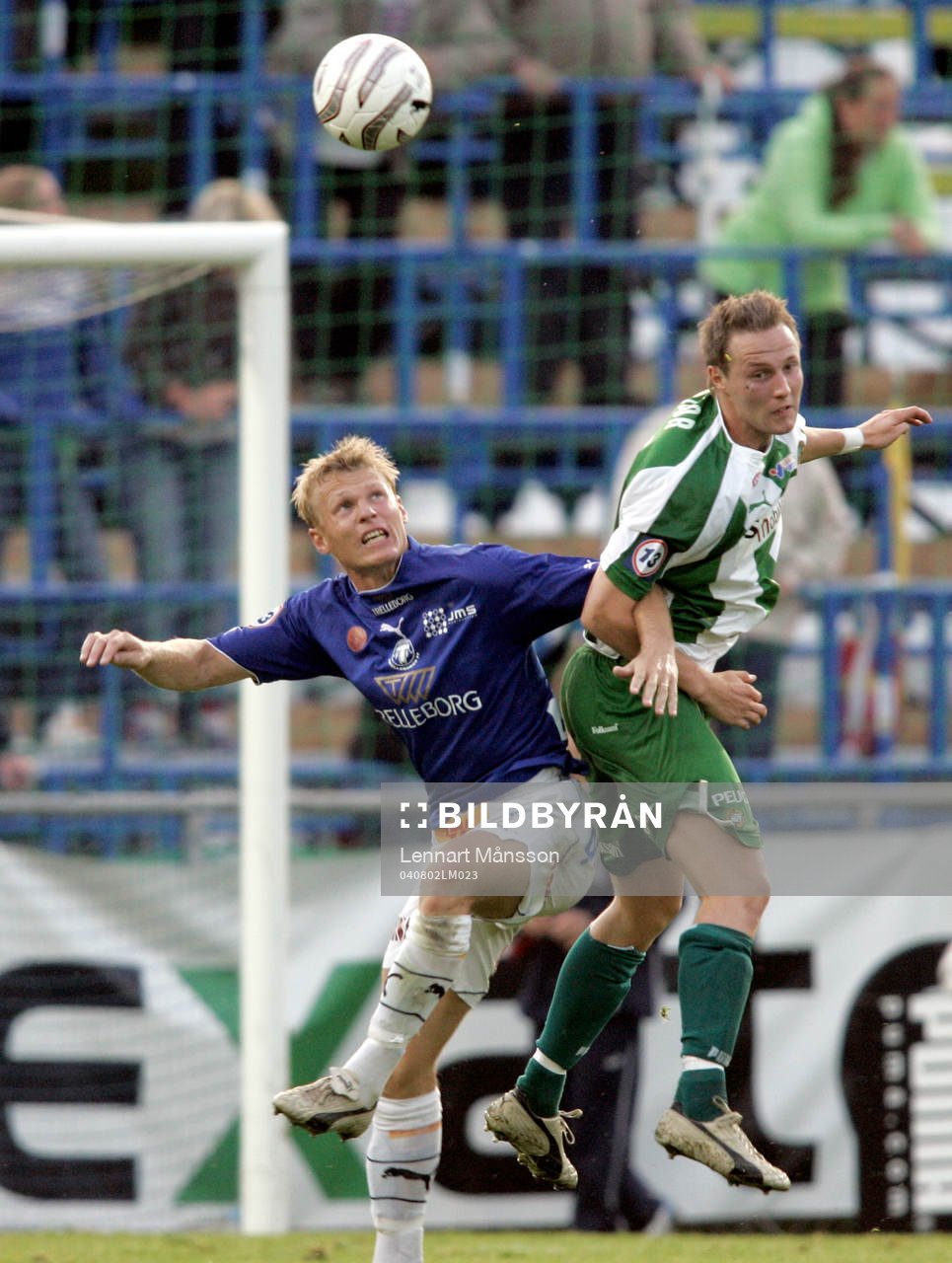 Mats Lilienberg och Fredrik Stoor. Nickduell