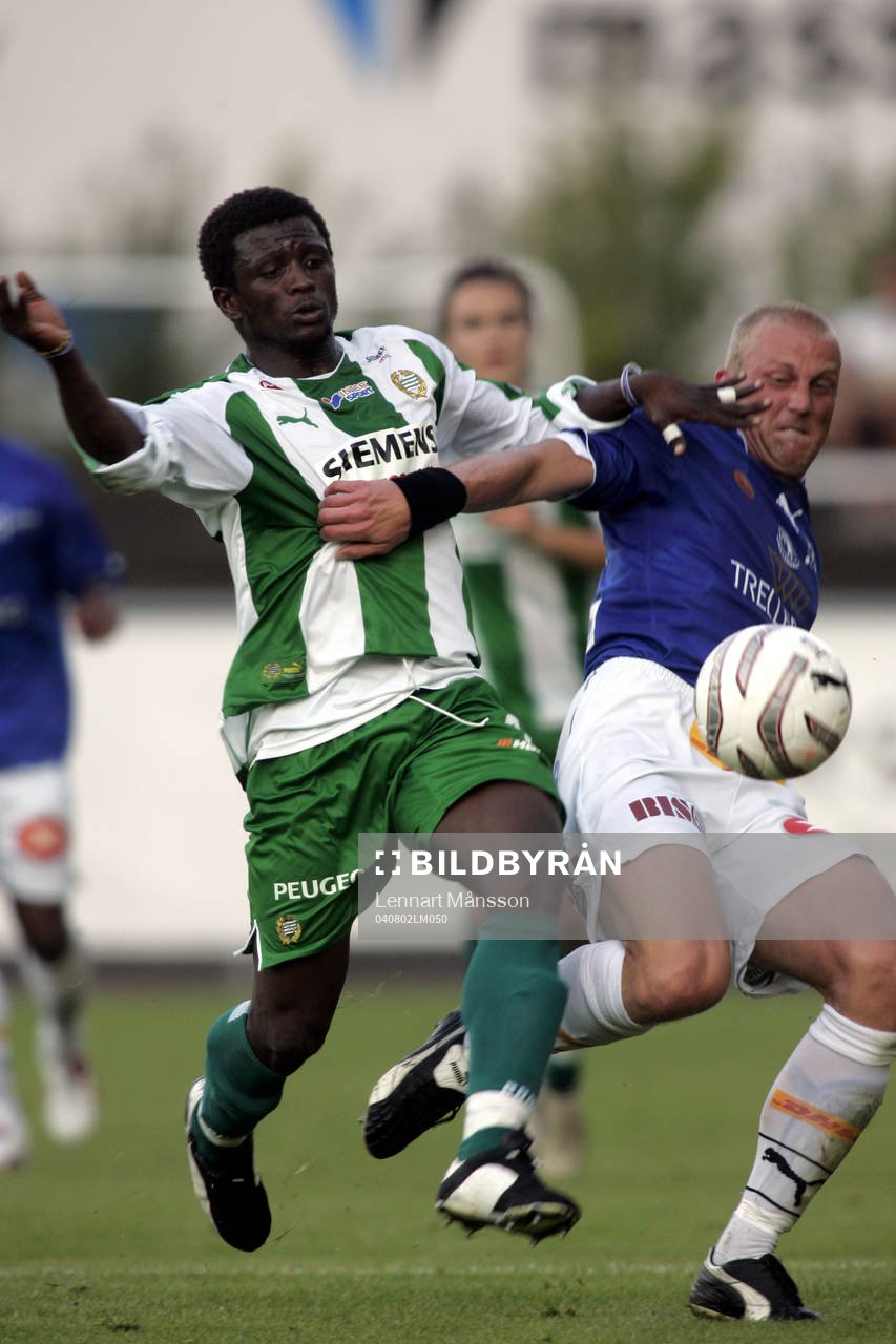 Aluspah Brewah, Hammarby och Thomas Magnusson, Trelleborg