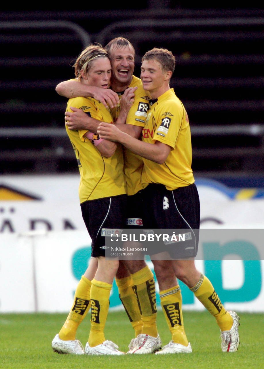 Hasse Berggren, Lasse Nilsson och Samuel HolmÈn, Elfsborg
