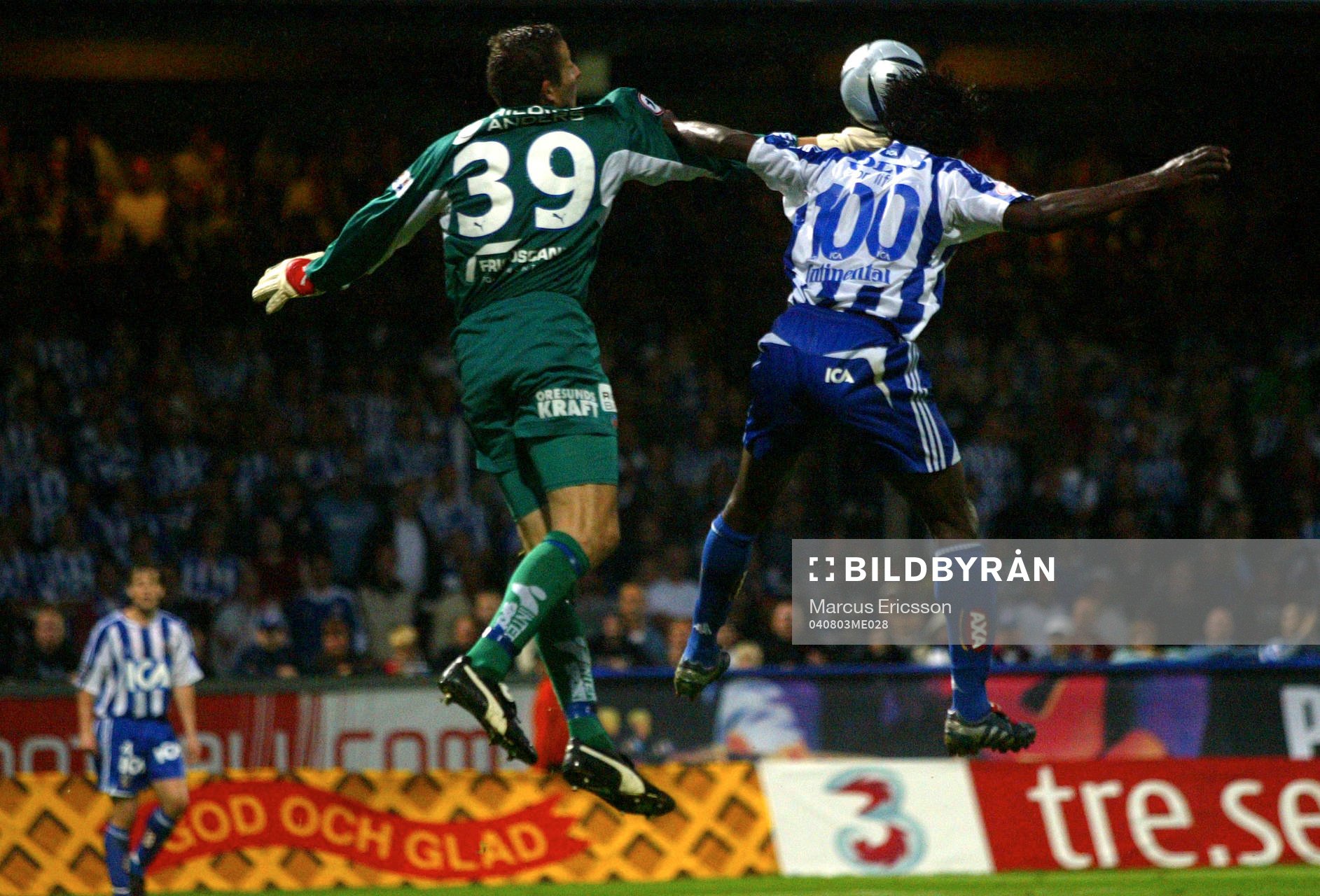 Peter Ijeh, Göteborg och Daniel Andersson, Helsingborg
