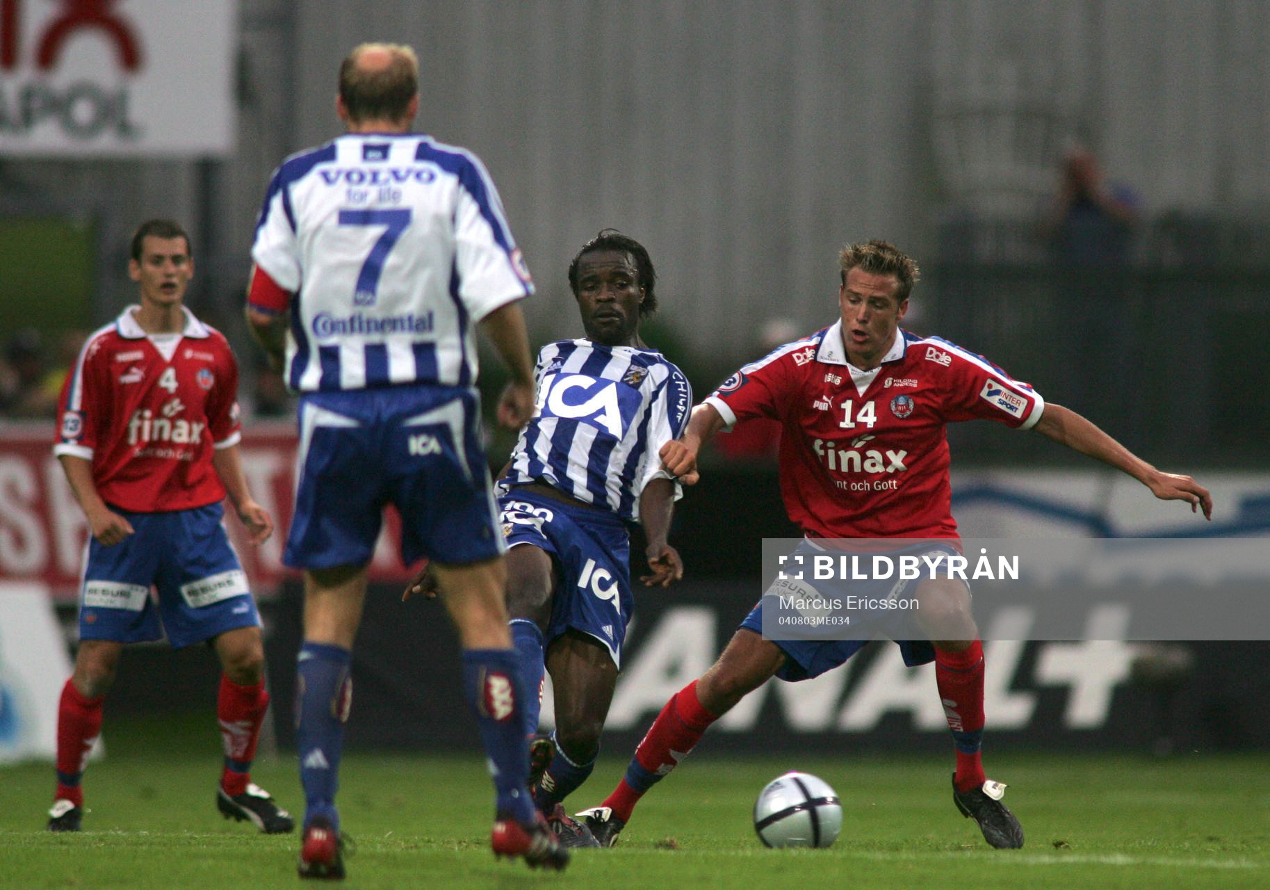 Peter Ijeh, Göteborg och Andreas Granqvist, Helsingborg