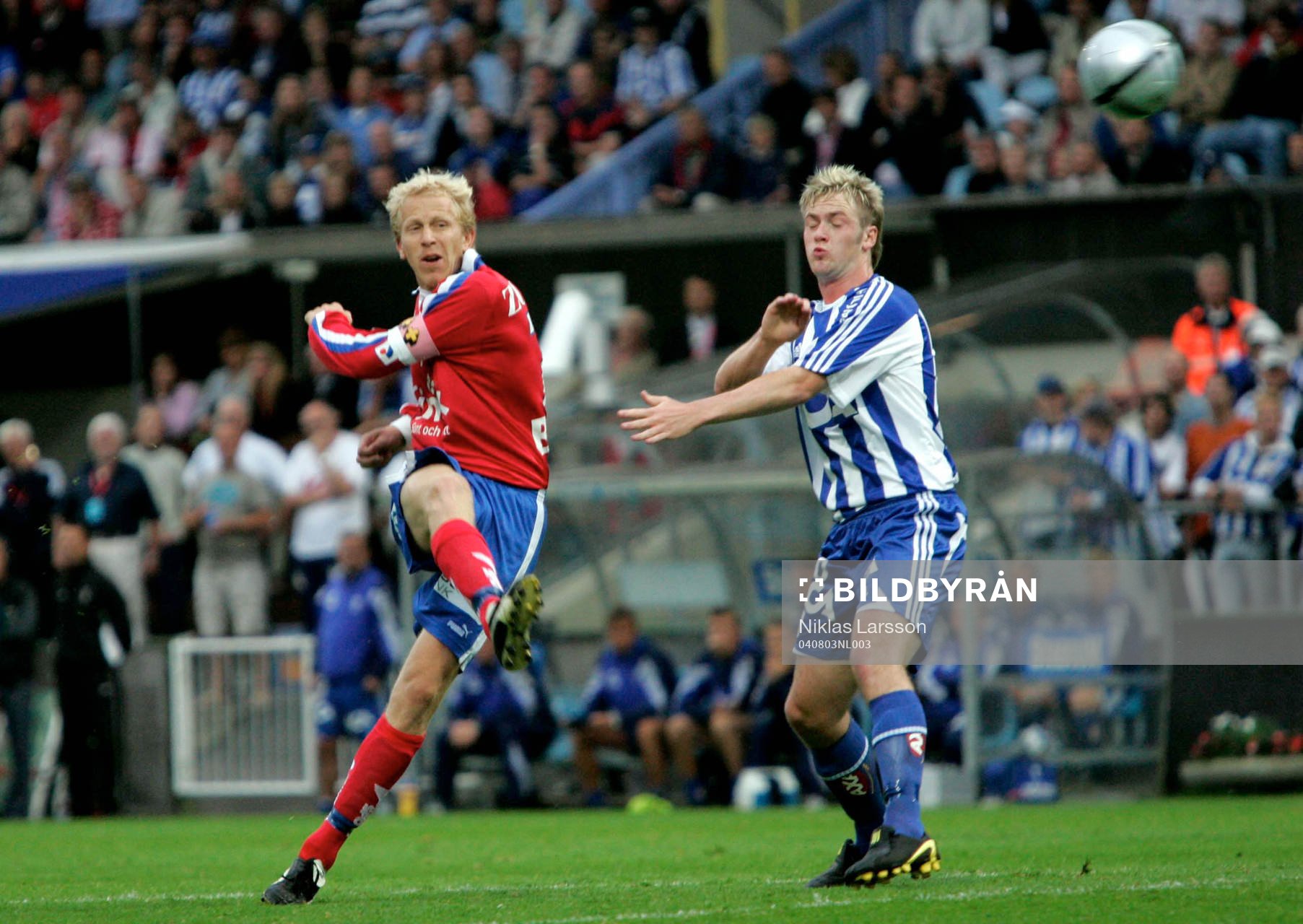 Gustaf Andersson, helsingborg volleyskjuter in 0-1 som helt