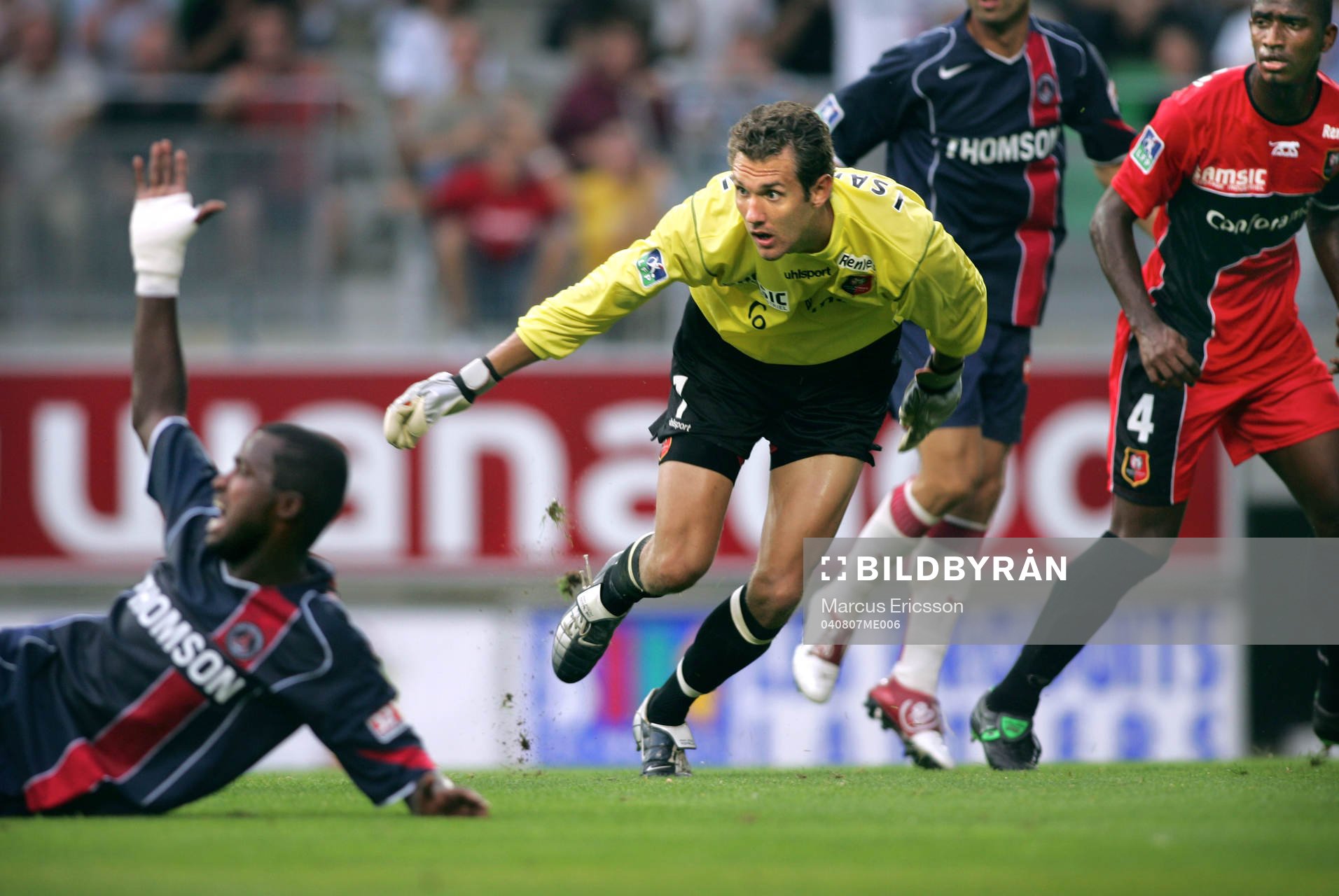 Fotboll, Franska Ligan 1 Orange, Stade Rennes-Paris St.