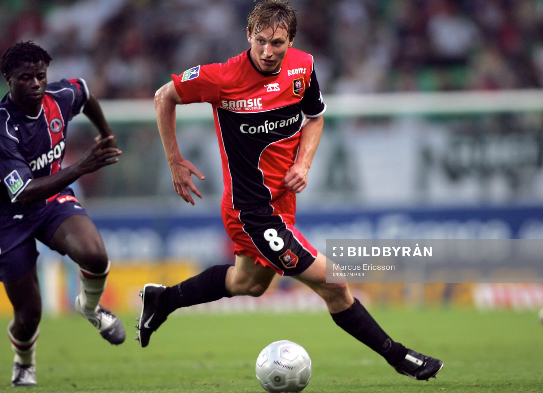 Fotboll, Franska Ligan 1 Orange, Stade Rennes-Paris St.