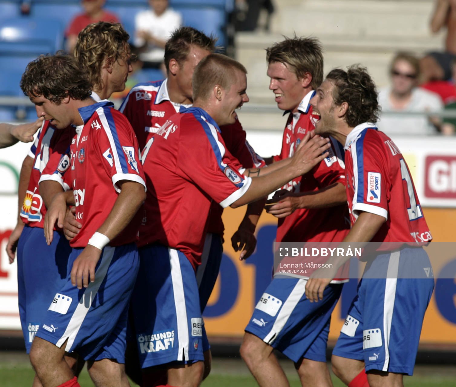  Mattias Lindström, Andreas Dahl, Christian Järdler och Peter Graulund, Helsingborg (Jubel)