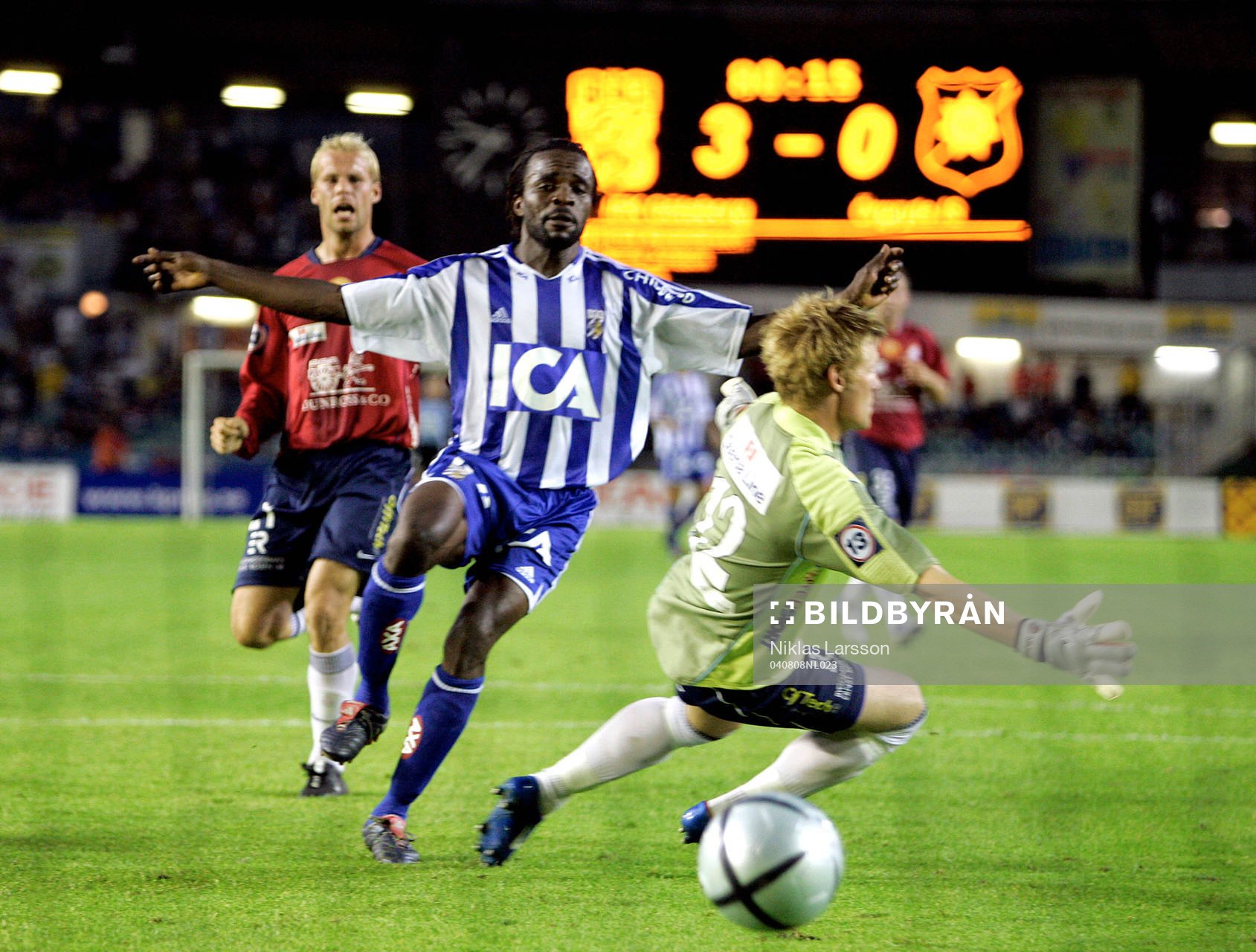 Peter Ijeh, Göteborg gör behärskat 4-0 bakom debutanten
